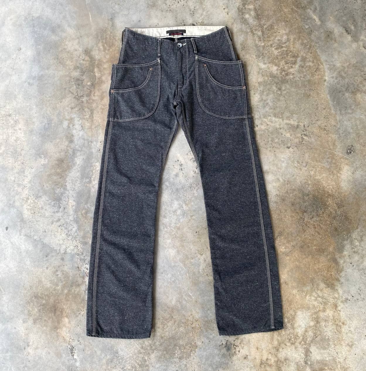Blue Blue Japan BLUE WAY JAPAN PRISONER SALT PAPER CARGO PANT Size US 30 / EU 46 - 5 Thumbnail