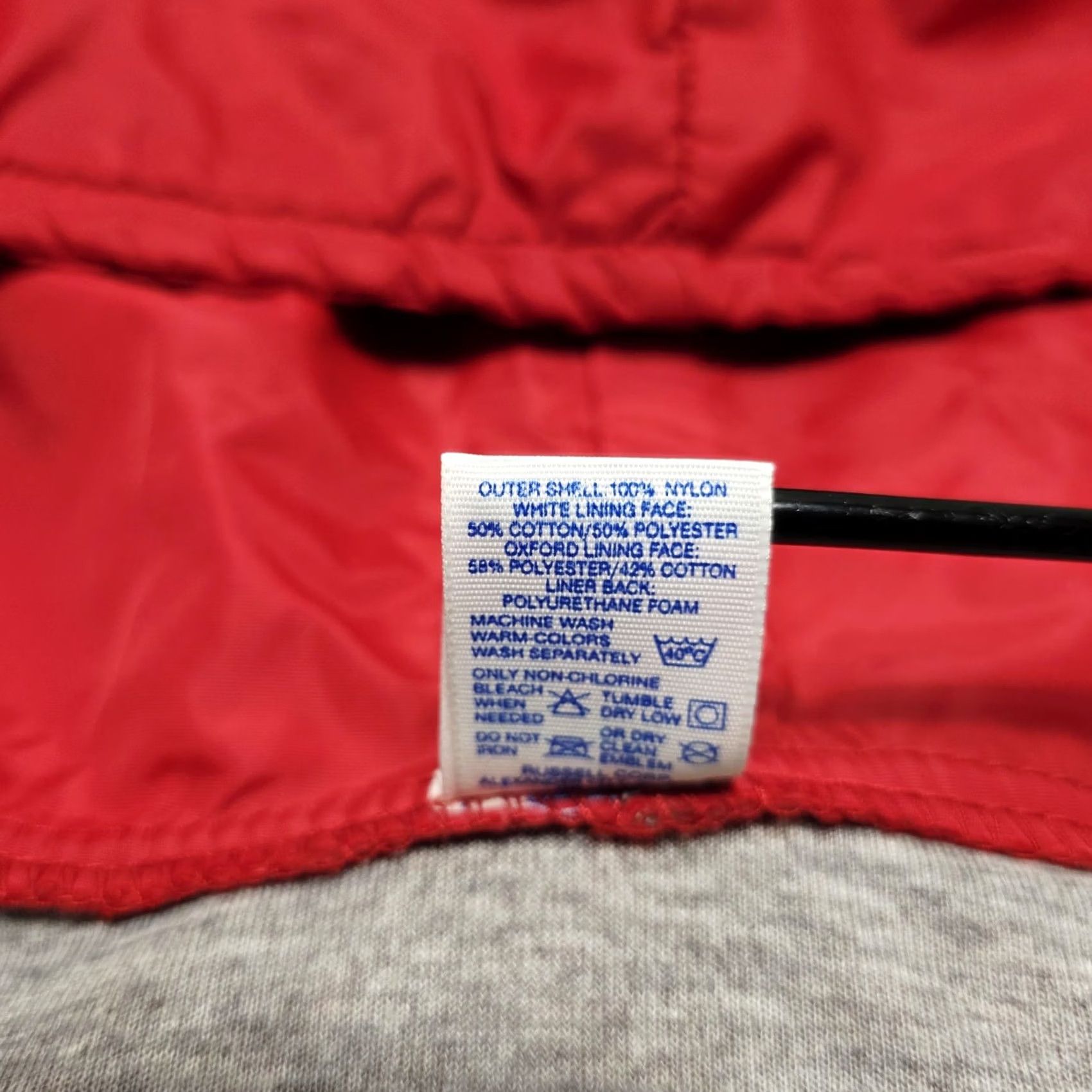 Russell Athletic VINTAGE Russell Athletic Pullover Windbreaker Jacket M Red Mens 90s USA Made Athletic Style arrowed Size US M / EU 48-50 / 2 - 7 Thumbnail