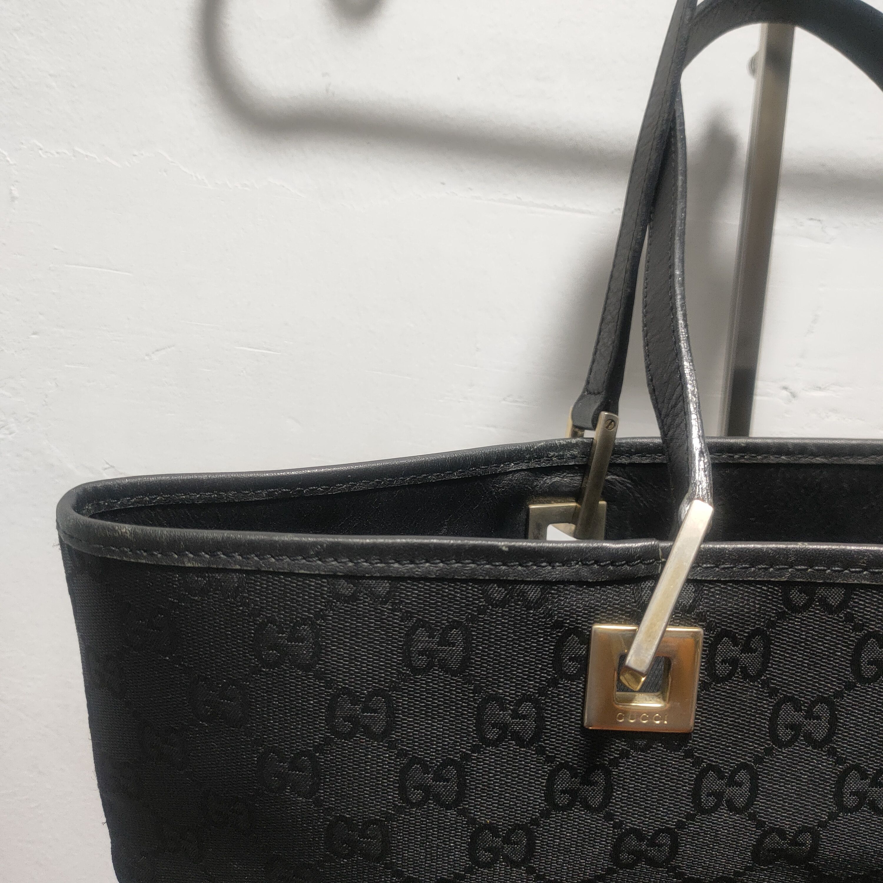 Gucci × Vintage Vintage Gucci Canvas Tote Bag Size ONE SIZE - 12 Thumbnail