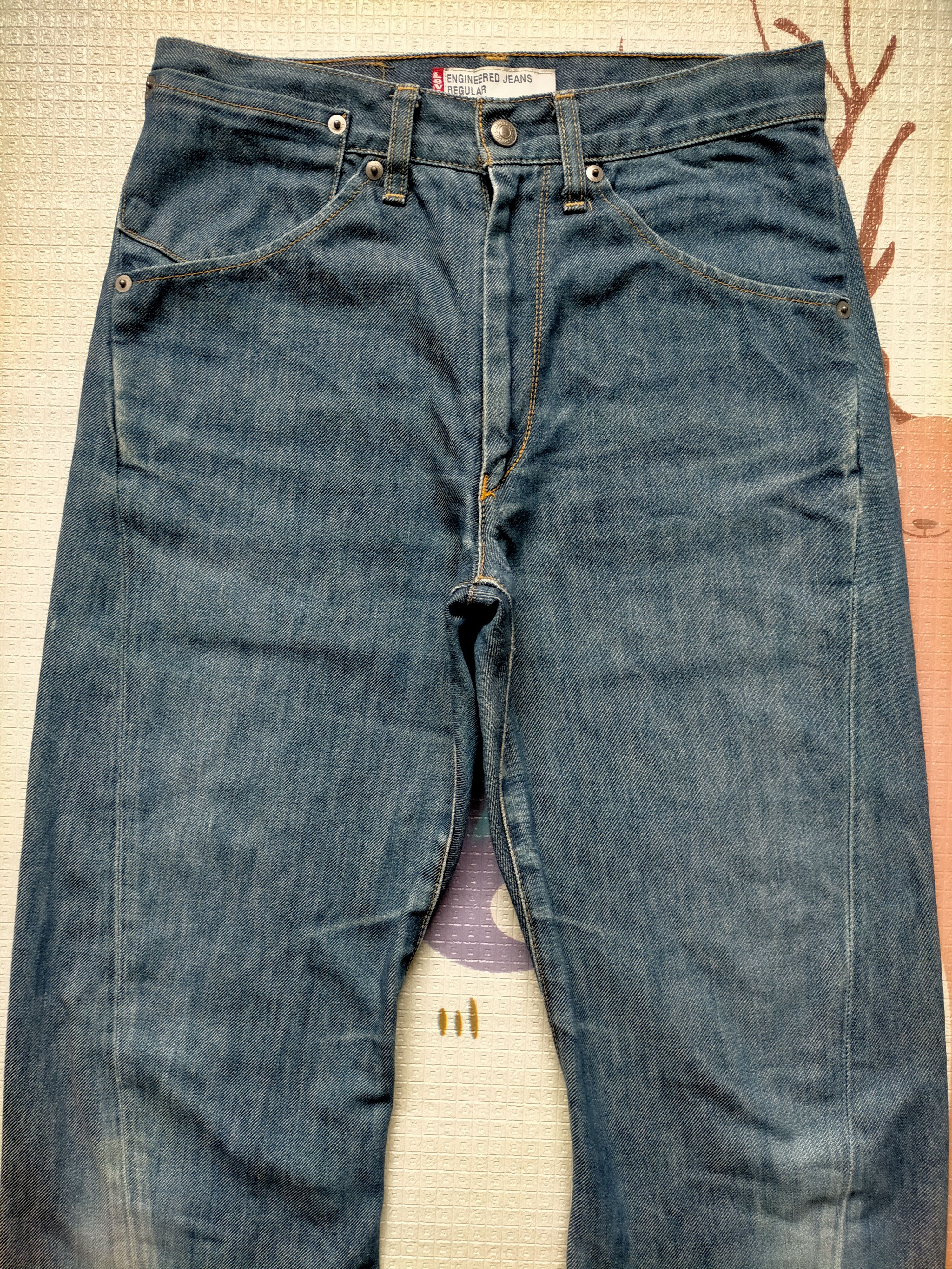 Levi's 2000s Levis Engineered Twist Leg Rusty Denim Size US 29 - 3 Thumbnail
