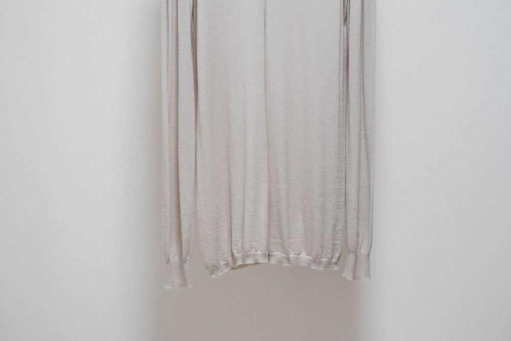 Rick Owens Rick Owens 16FW MASTODON Oversized Turtle Neck Sweater Pearl Size US L / EU 52-54 / 3 - 6 Thumbnail