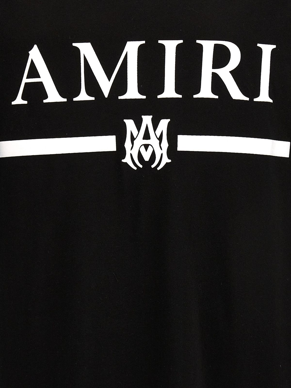 Amiri o1w1db10525 Logo Short Sleeve T-Shirt in Black Size US L / EU 52-54 / 3 - 3 Thumbnail
