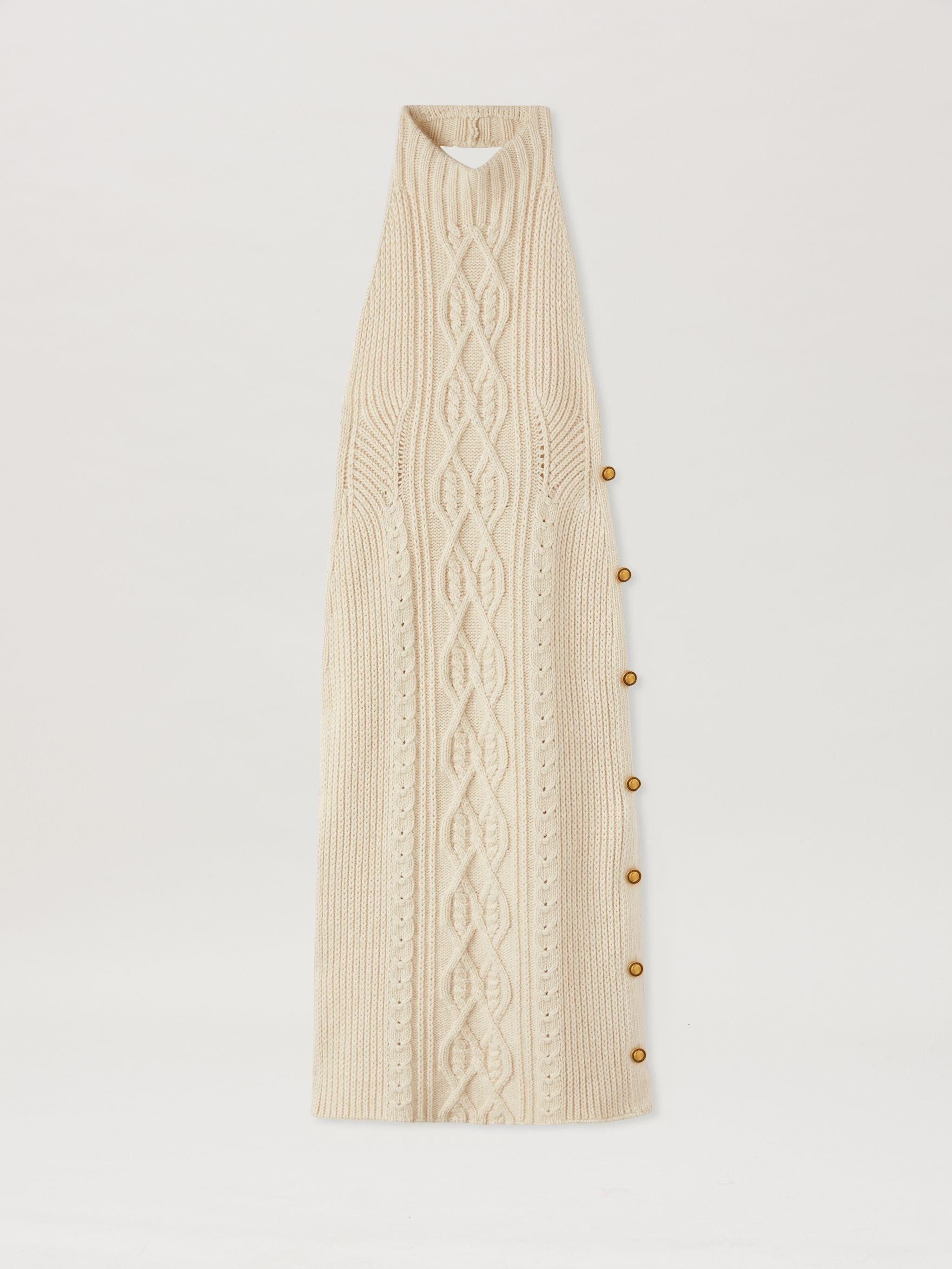Palm Angels o1y1125 Midi Dress in Beige Size M / US 6-8 / IT 42-44 - 1 Thumbnail