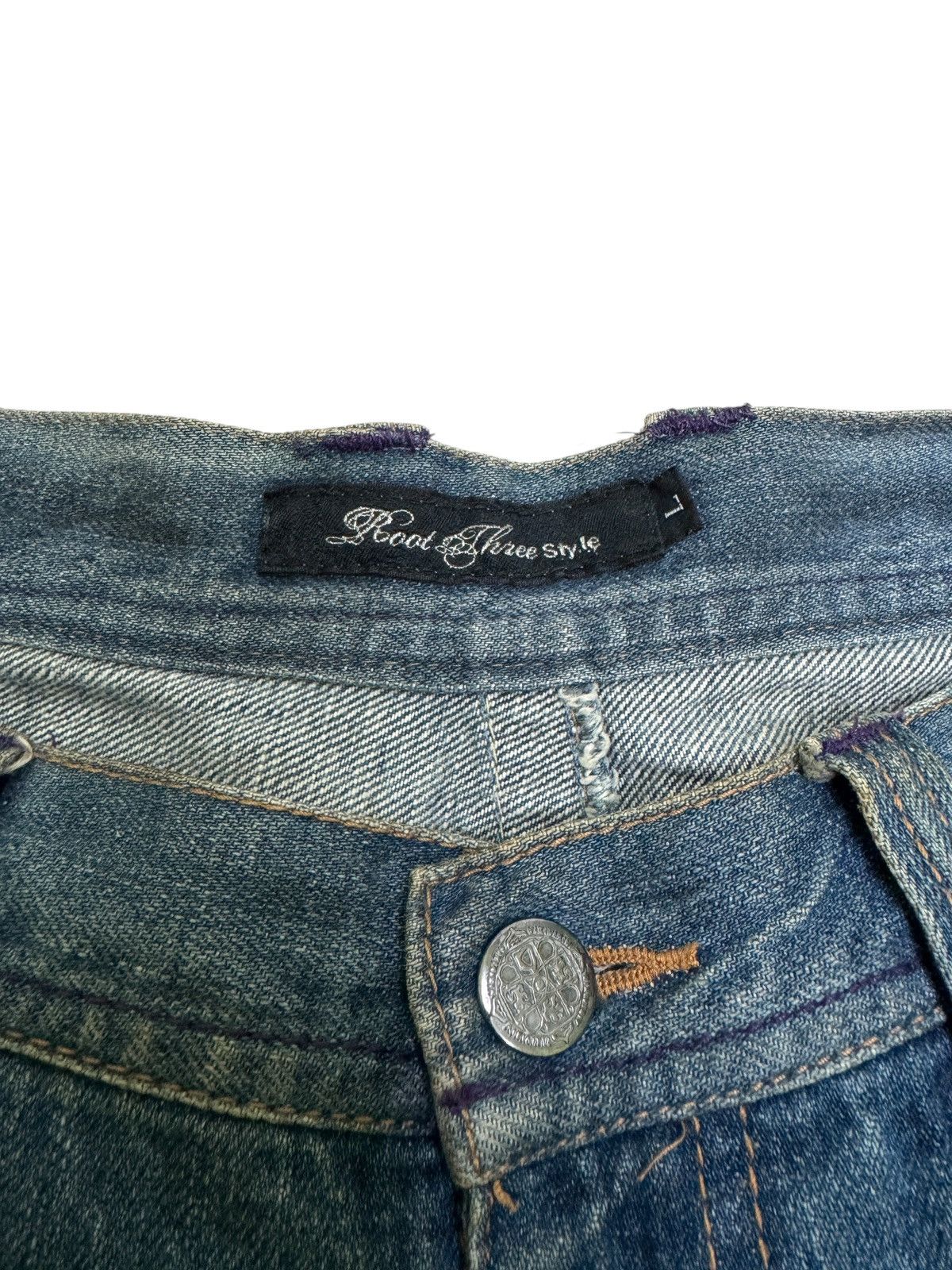 Hysteric Glamour FLARE ROOT THREE CLAW MARK DISTRESSED DOUBLE POCKET DENIM Size US 32 / EU 48 - 7 Thumbnail