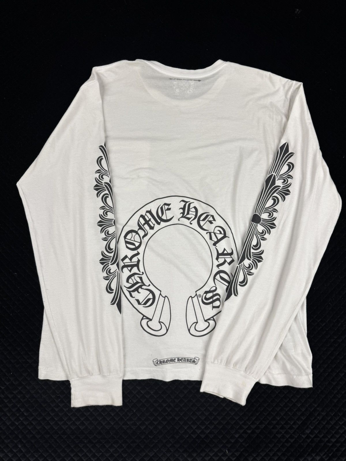 Chrome Hearts Chromehearts floral horseshoe longsleeve shirt Size US XL / EU 56 / 4 - 13 Thumbnail