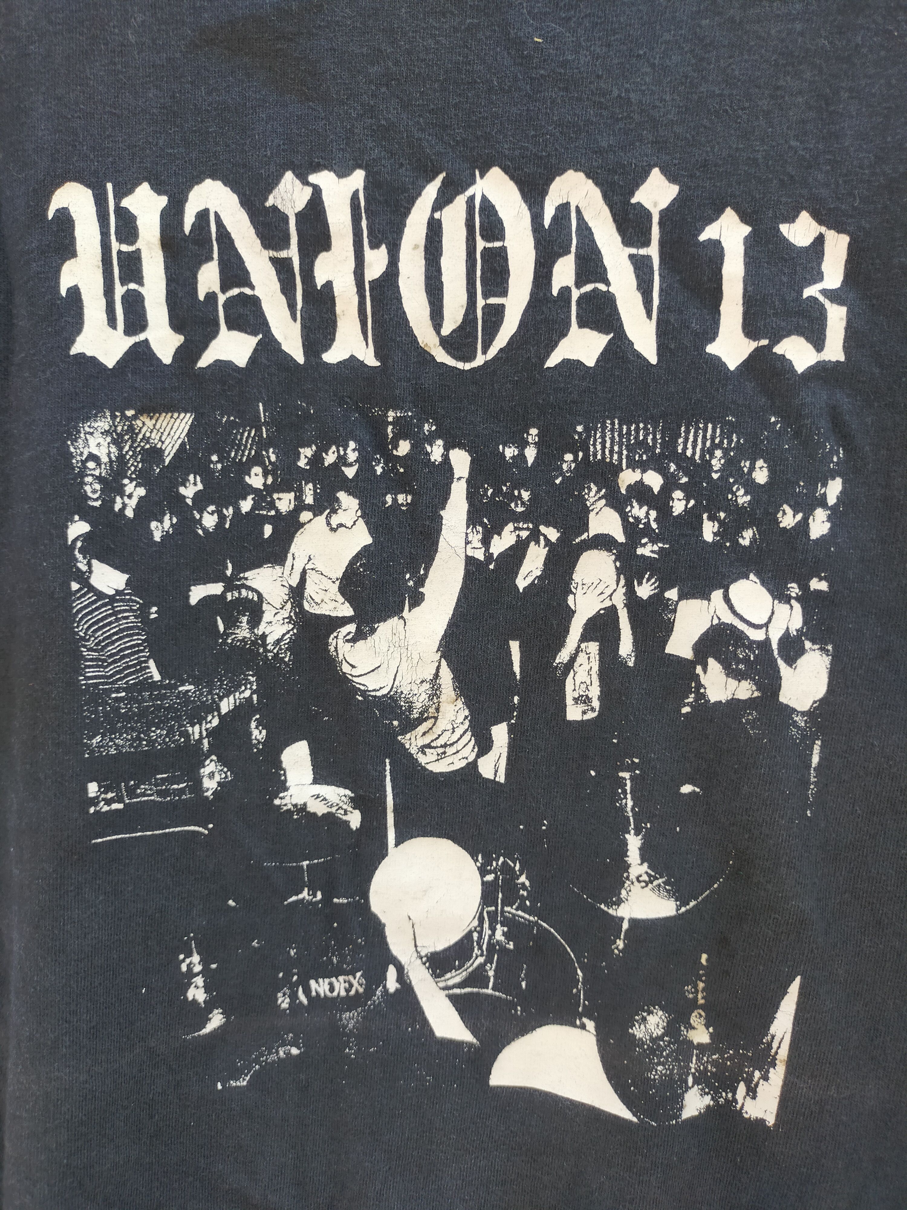 Band Tees × Punk and Yo × Vintage Union 13 Hardcore Punk Band Faded Tee Size US M / EU 48-50 / 2 - 2 Thumbnail