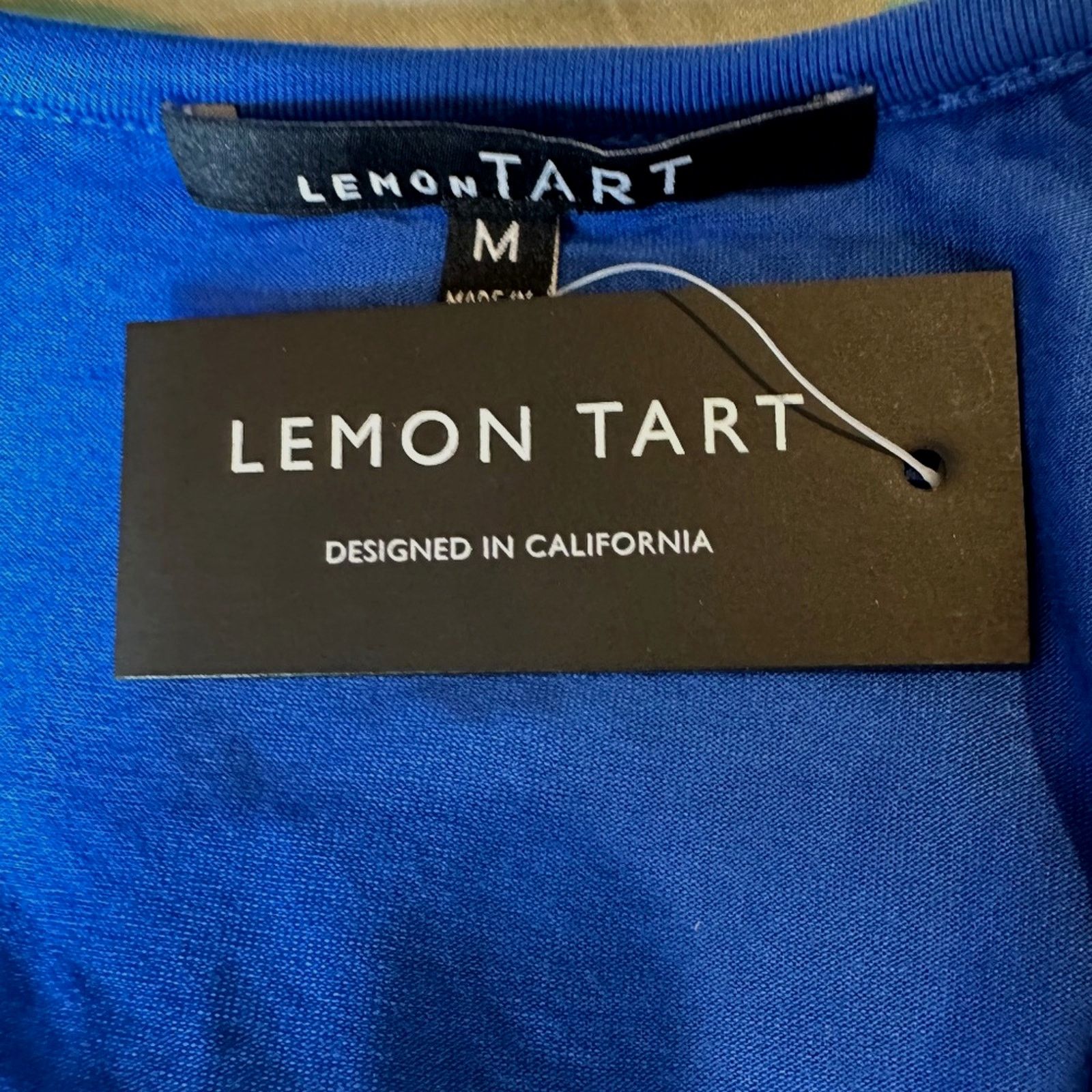 TART Collections Lemon Tart Sleeveless Tee Mesh V Back Arctic Blue size M Size M / US 6-8 / IT 42-44 - 10 Thumbnail