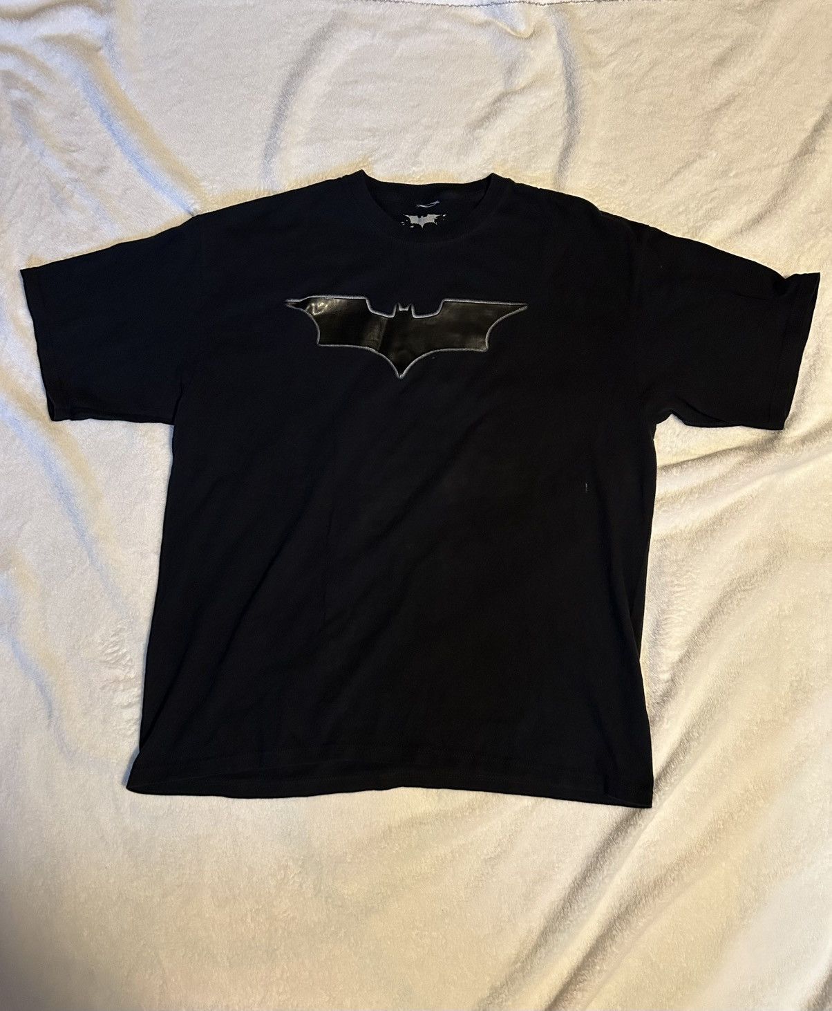 DC Comics Batman-The Dark Knight vintage t shirt w/ plastic logo Size US XL / EU 56 / 4 - 1 Thumbnail
