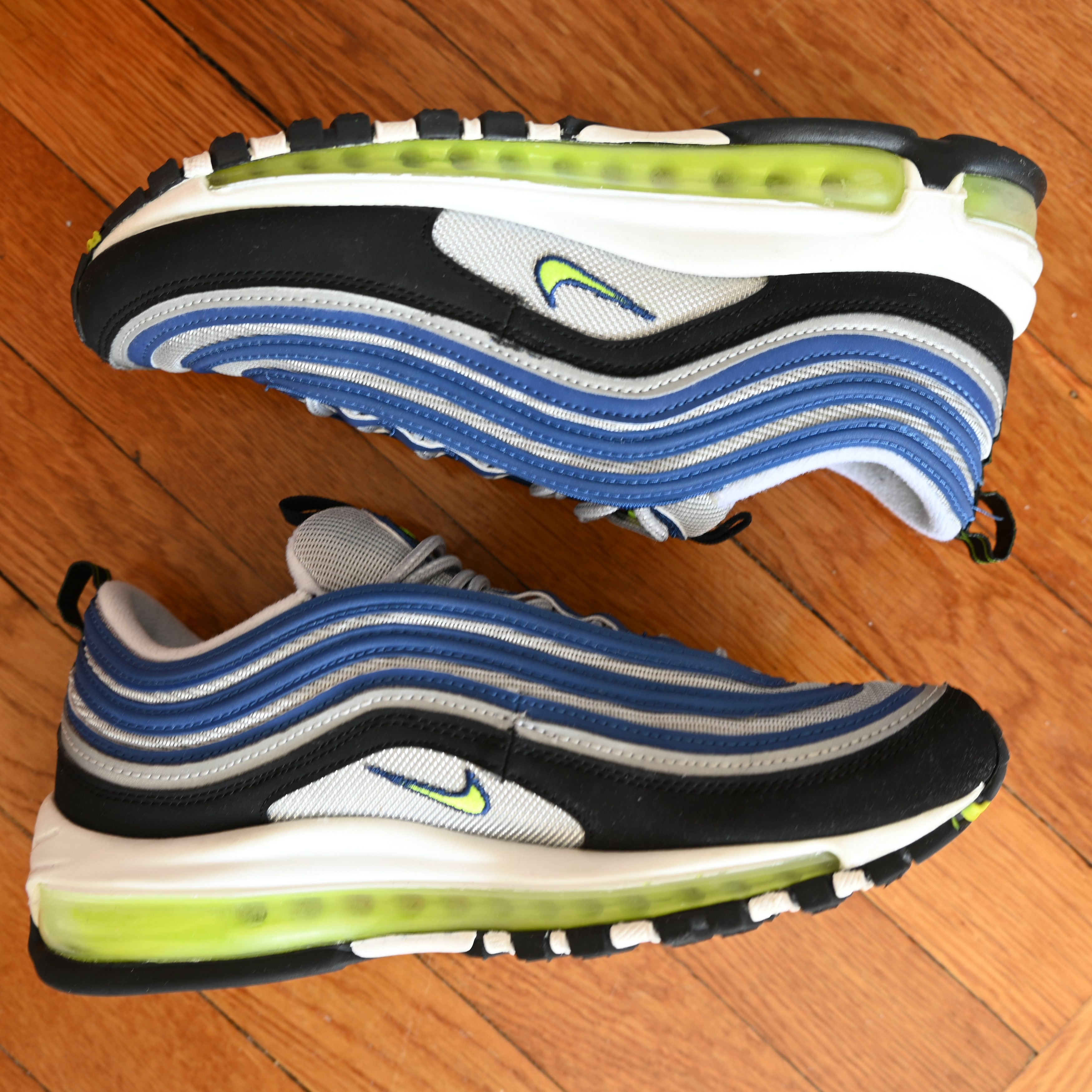 Nike Footwear Blue Yellow White Air Max Nike Air Max 97 OG