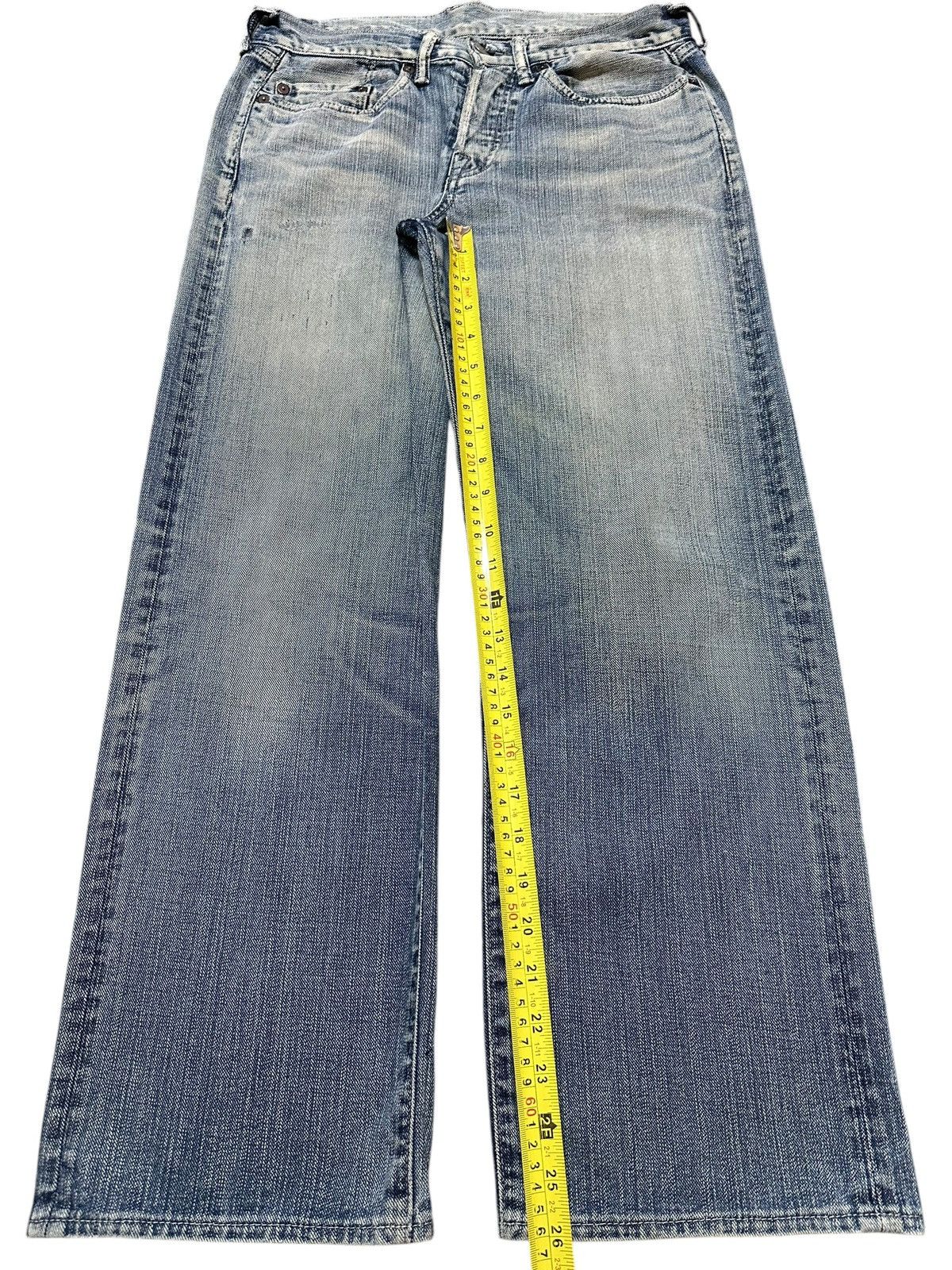 45rpm Vintage Japan 45Rpm Blue Faded Wash Style Loose Jeans Size US 30 / EU 46 - 15 Thumbnail