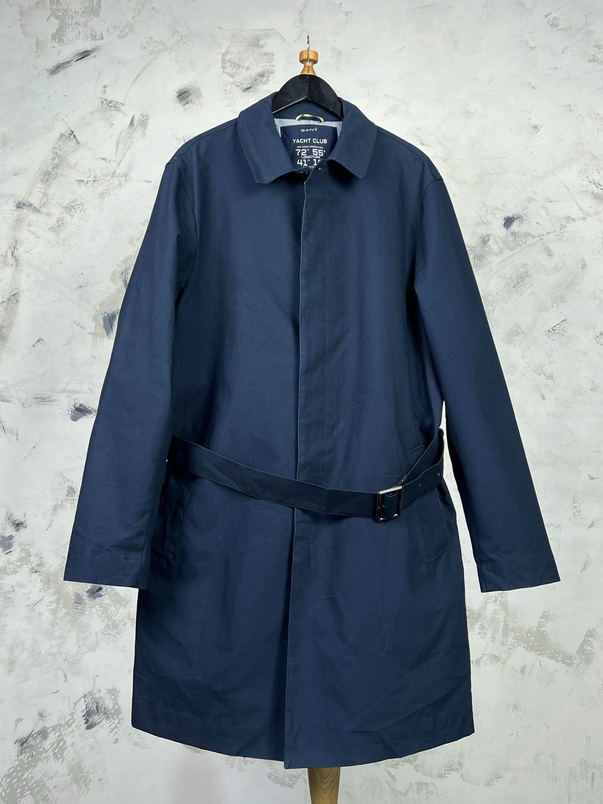 Gant Trench Coat Jacket Size L - XL
