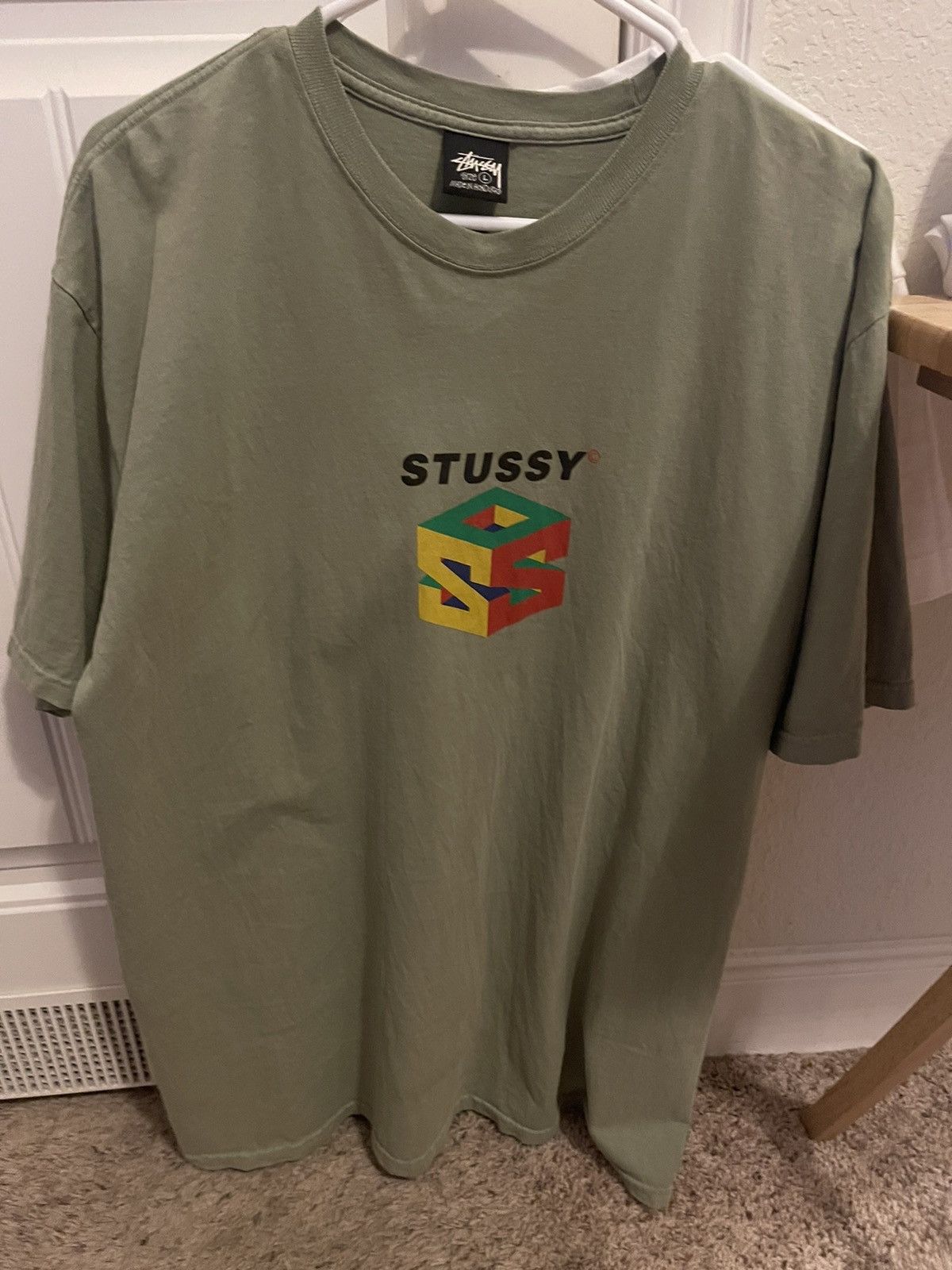 Vintage Stussy Nintendo 64 Logo Pigment Dyed Tee 2023 | Grailed