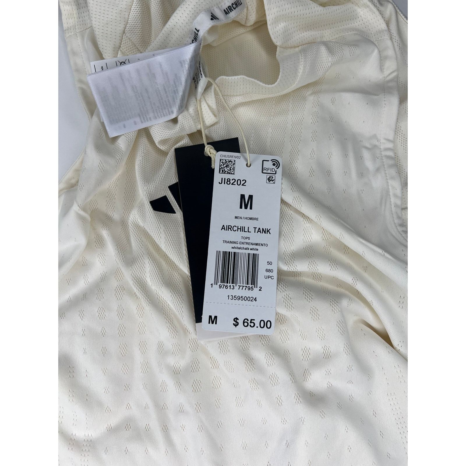 Adidas Adidas Airchill Training Tank Top Chalk White Size US M / EU 48-50 / 2 - 4 Thumbnail