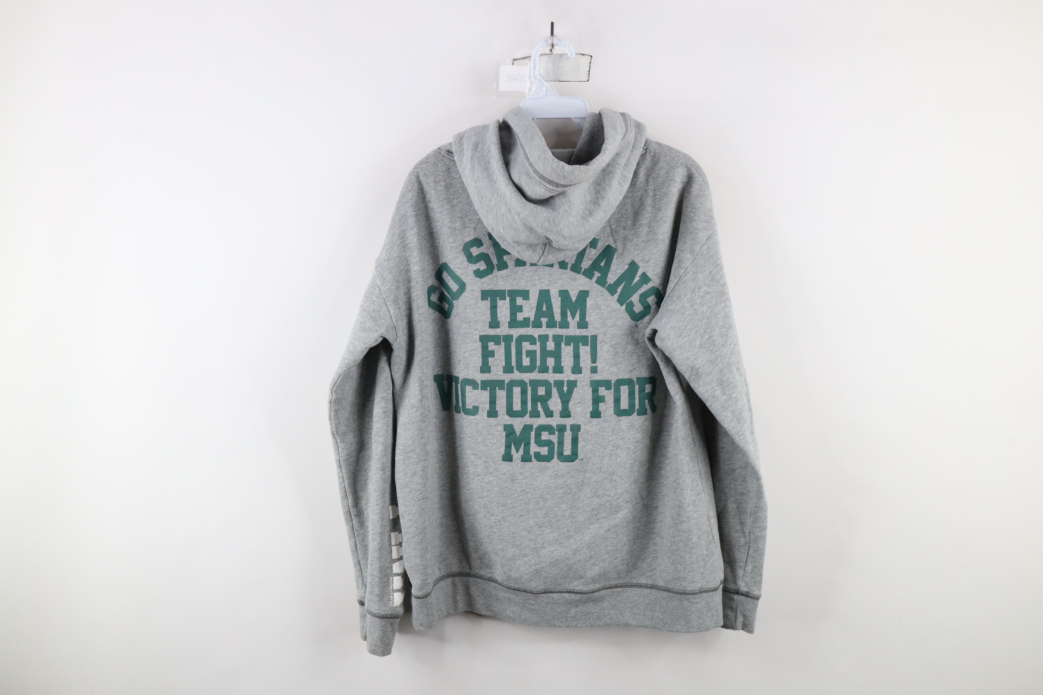Pink × Vintage Pink Victorias Secret Michigan State University Hoodie Size L / US 10 / IT 46 - 11 Thumbnail