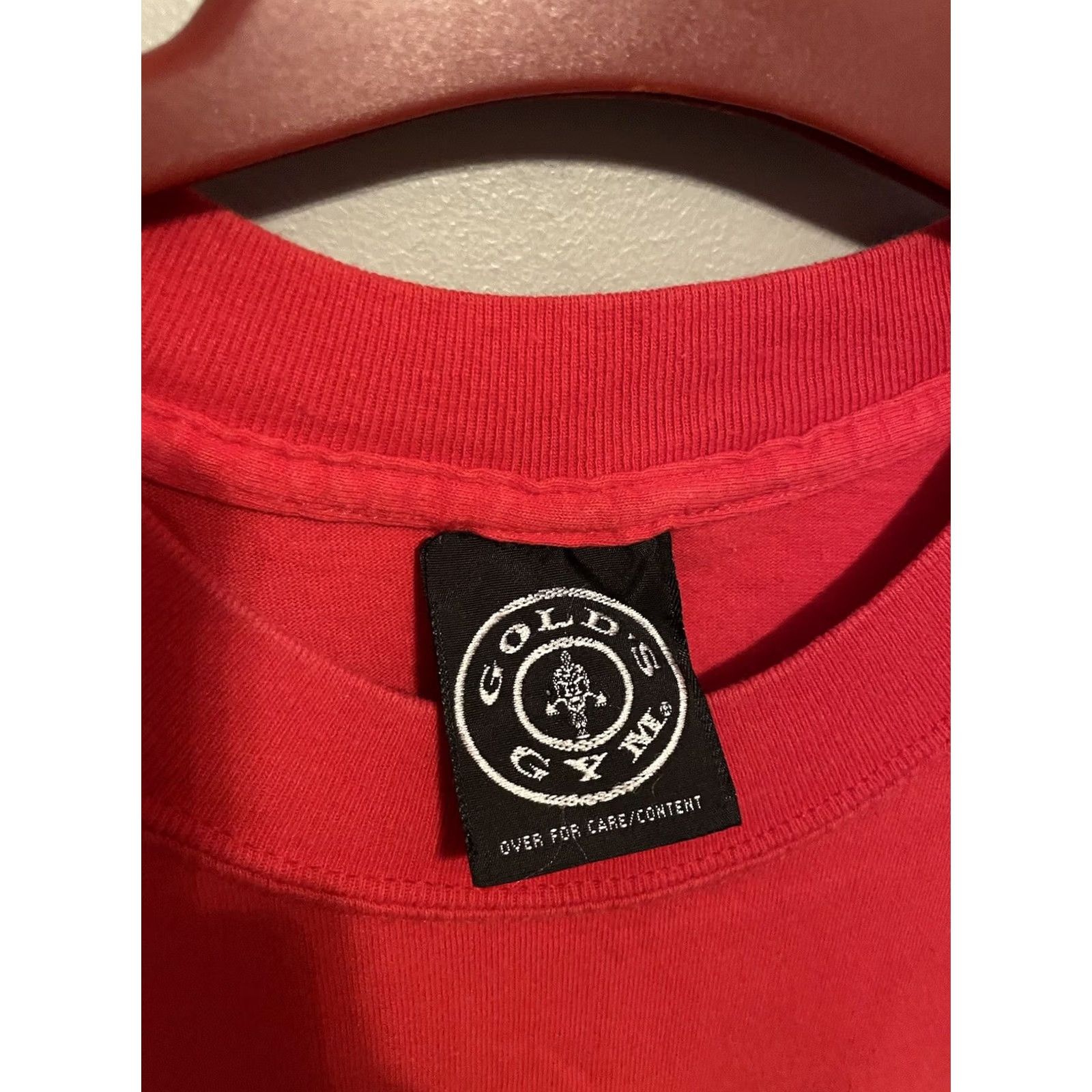 Vintage VINTAGE Gold's Gym T-Shirt Mens Large Crew Neck Short Sleeve USA Classic Sports Brand: Gold's Gym Shirt Mens L Red 70s-90s Size US L / EU 52-54 / 3 - 4 Thumbnail