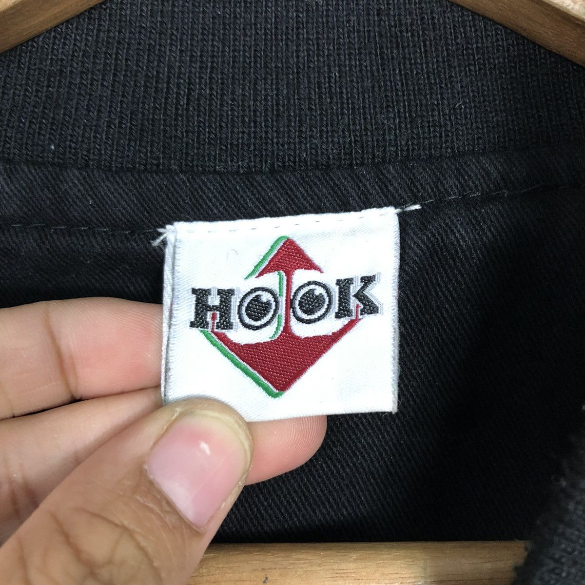 Japanese Brand 🔥VINTAGE BOMBER JACKET VARSITY HOOK BIG LOGO DESIGN CARTOON Size US XL / EU 56 / 4 - 21 Thumbnail