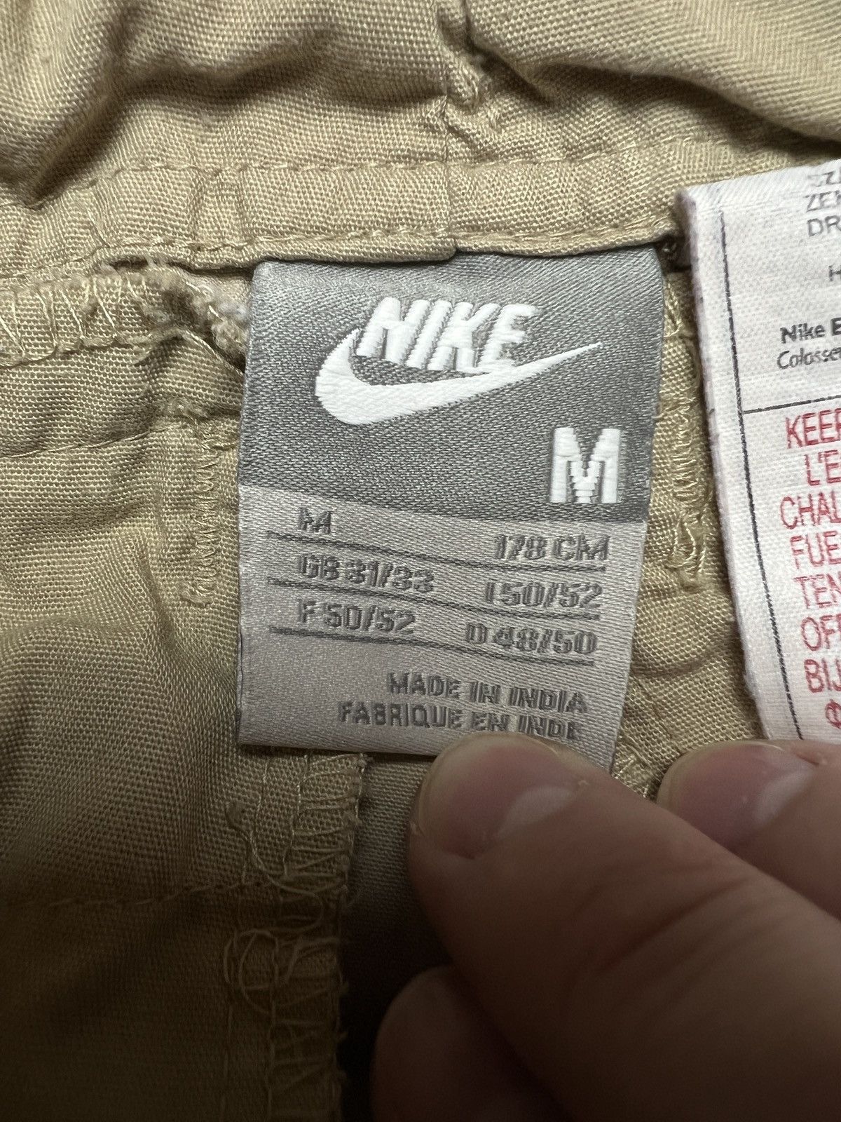 Nike Nike Track Cargo Pants Baggy Vintage Gorpcore Drill Joggers Size US 32 / EU 48 - 19 Thumbnail