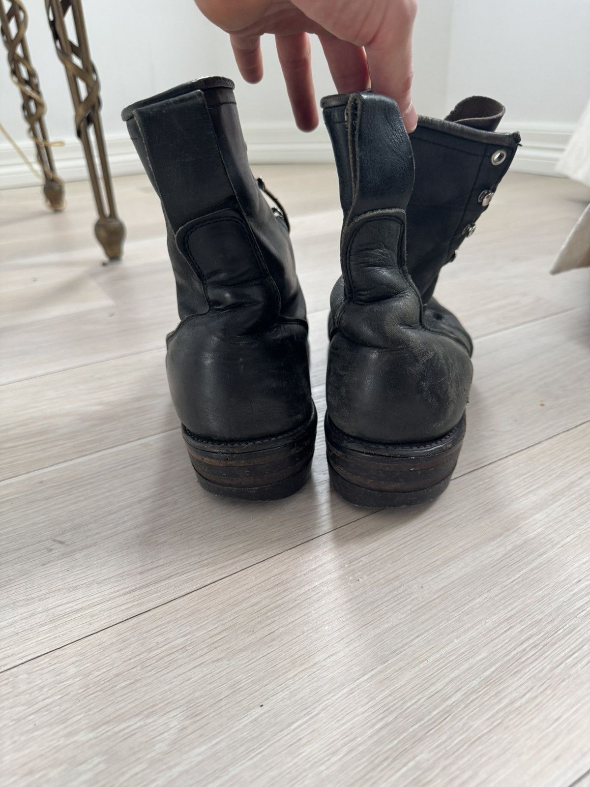 Sears Sears Vintage 60s Steel Toe Logger/ Biker Boots SZ 9.5D Size US 9.5 / EU 42-43 - 3 Thumbnail