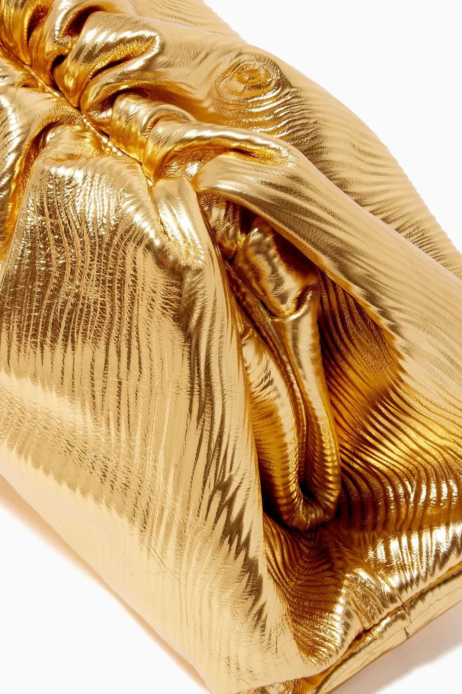 Bottega Veneta o1loc1c0824 Size: OS / Pouch in Gold Size ONE SIZE - 5 Thumbnail
