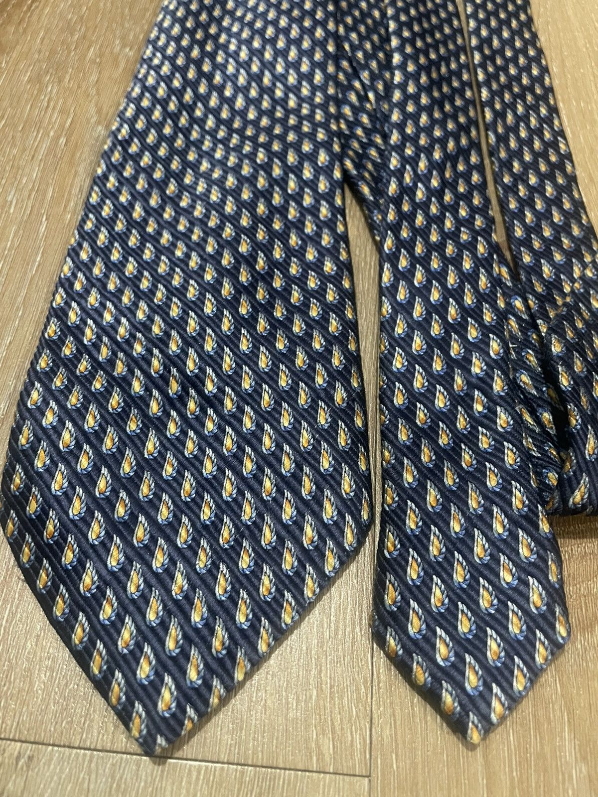 Burberry BURBERRY LONDON Blue Luxury Silk Tie Size ONE SIZE - 6 Thumbnail