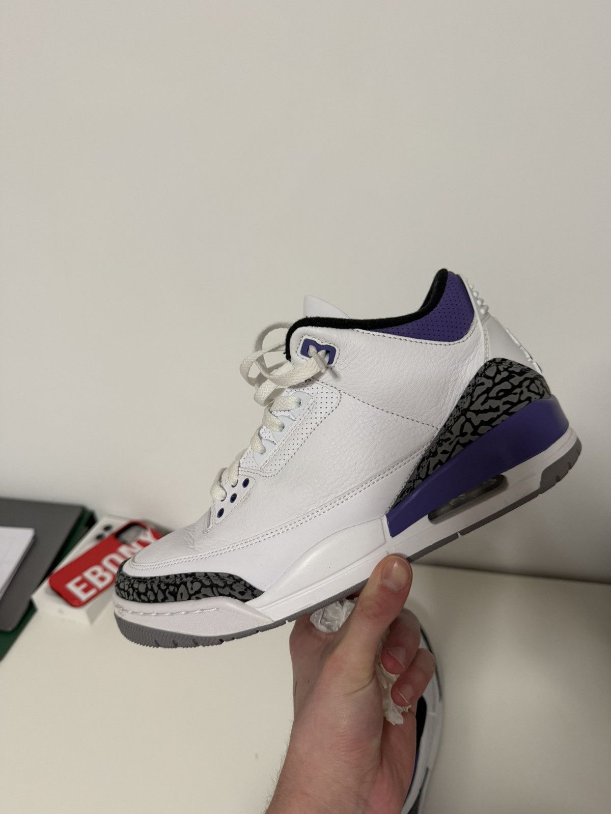 Jordan Brand Air Jordan 3 Retro (Dark Iris) Size US 10 / EU 43 - 5 Thumbnail