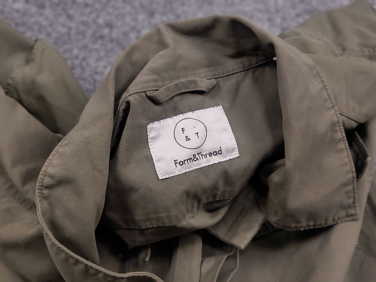 Japanese Brand Form & Thread Mens Overshirt Light Pocket Bottom Jacket Size US L / EU 52-54 / 3 - 16 Thumbnail