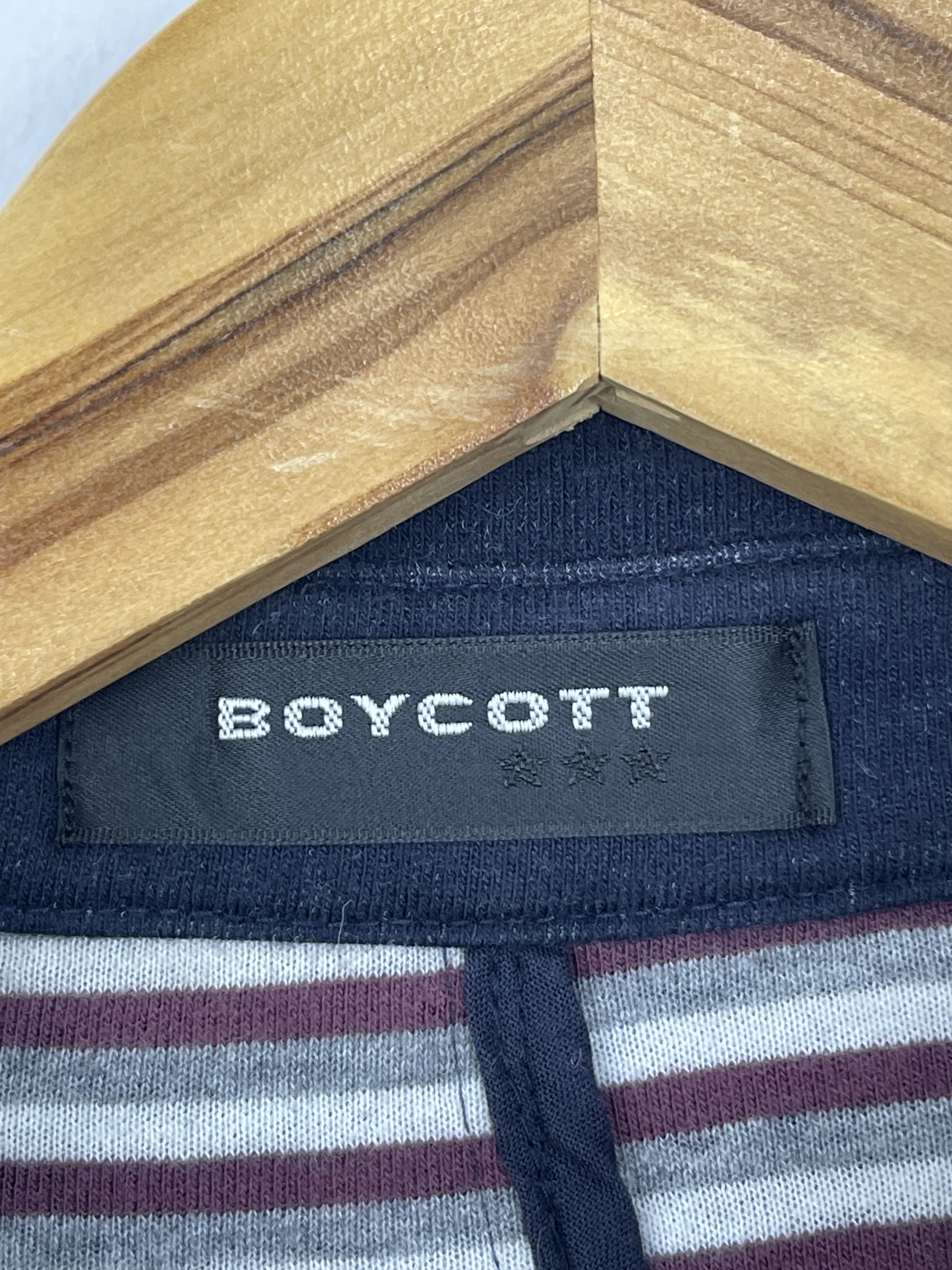 Boycott Vintage Boycott Plaid Dark Blue Button Up Jacket JA0009 Size US S / EU 44-46 / 1 - 6 Thumbnail