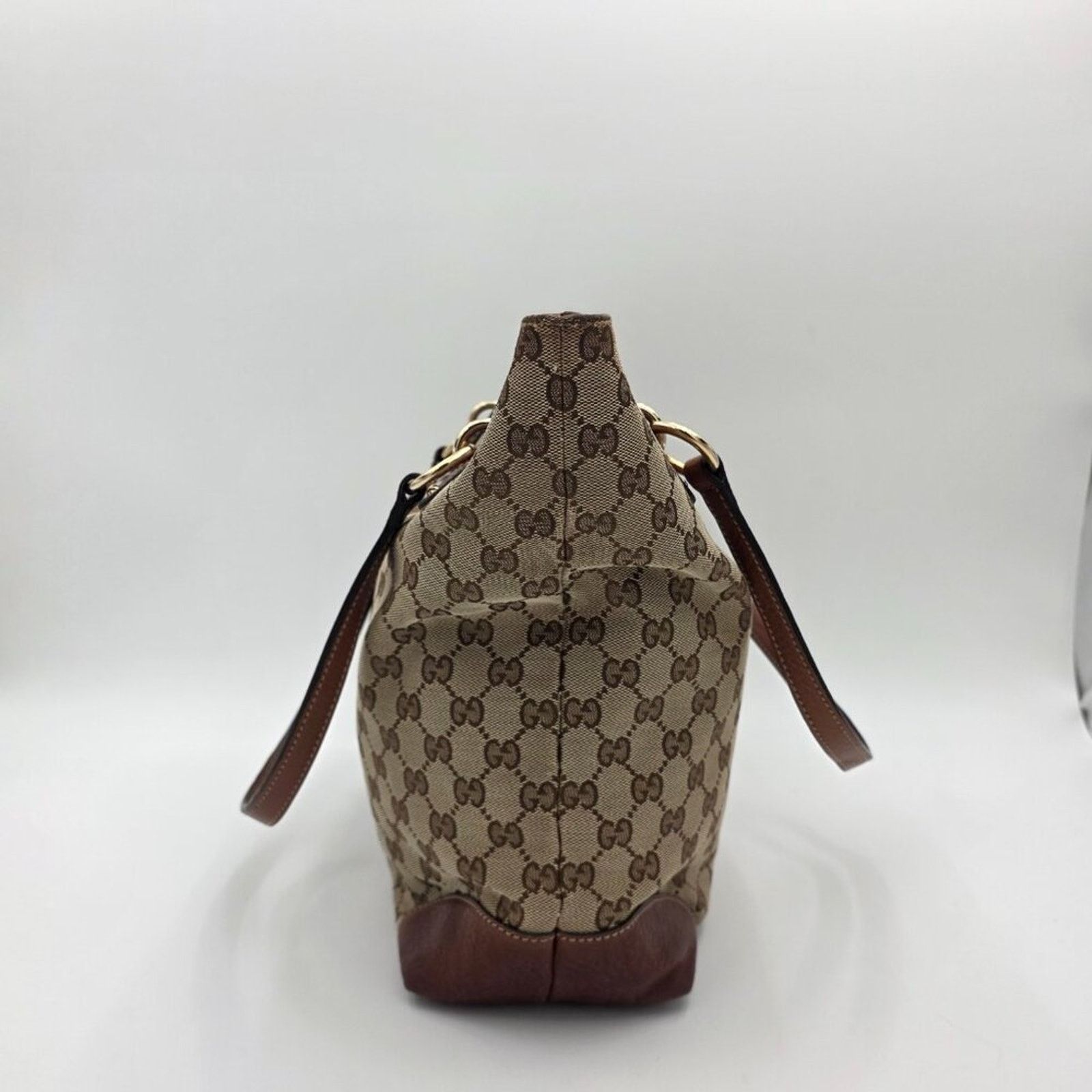 Gucci Gucci GG Canvas Tote in Brown Size ONE SIZE - 4 Thumbnail