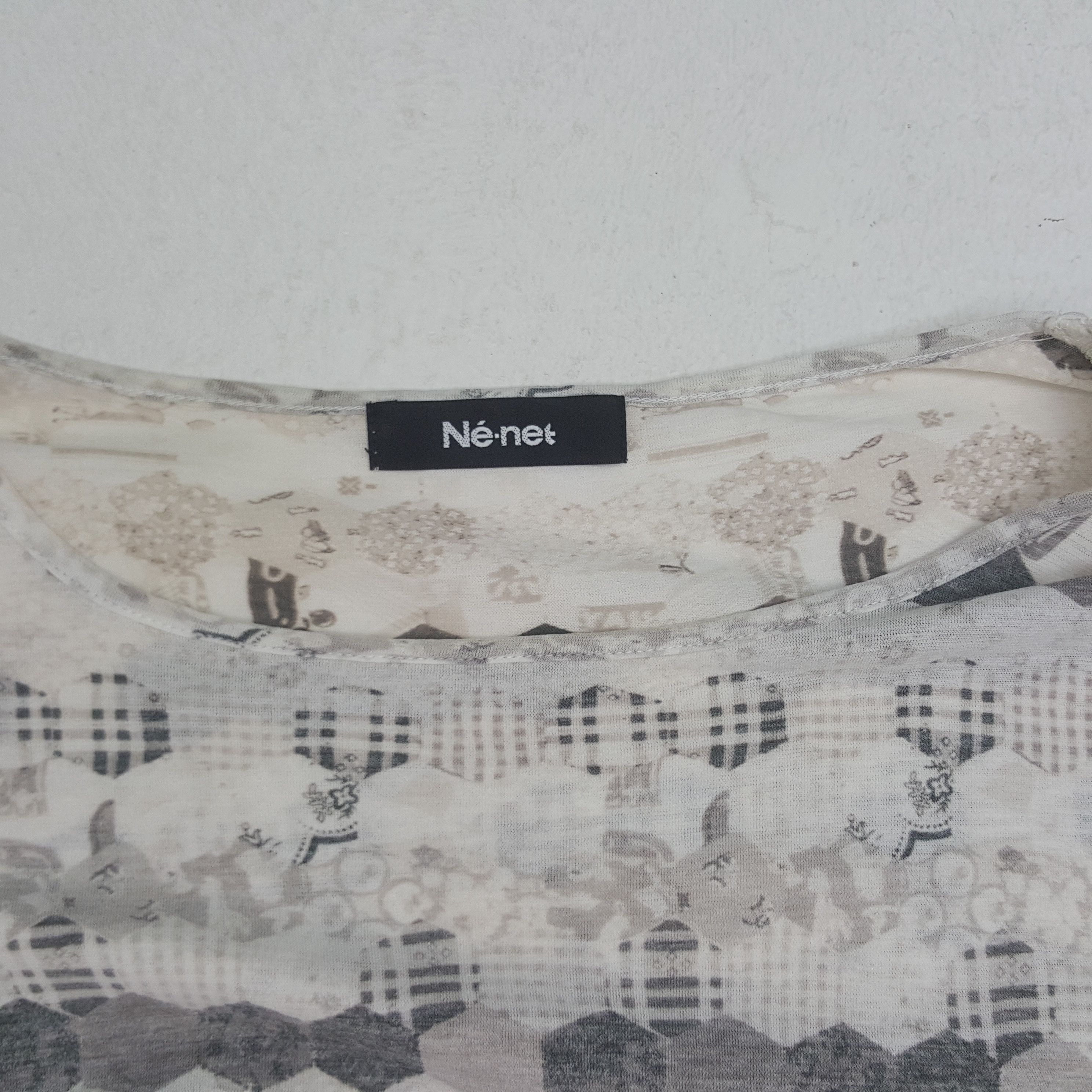 Ne-Net Vintage Ne-net by Issey Miyake Designer Tshirt RR14 Size US L / EU 52-54 / 3 - 4 Thumbnail