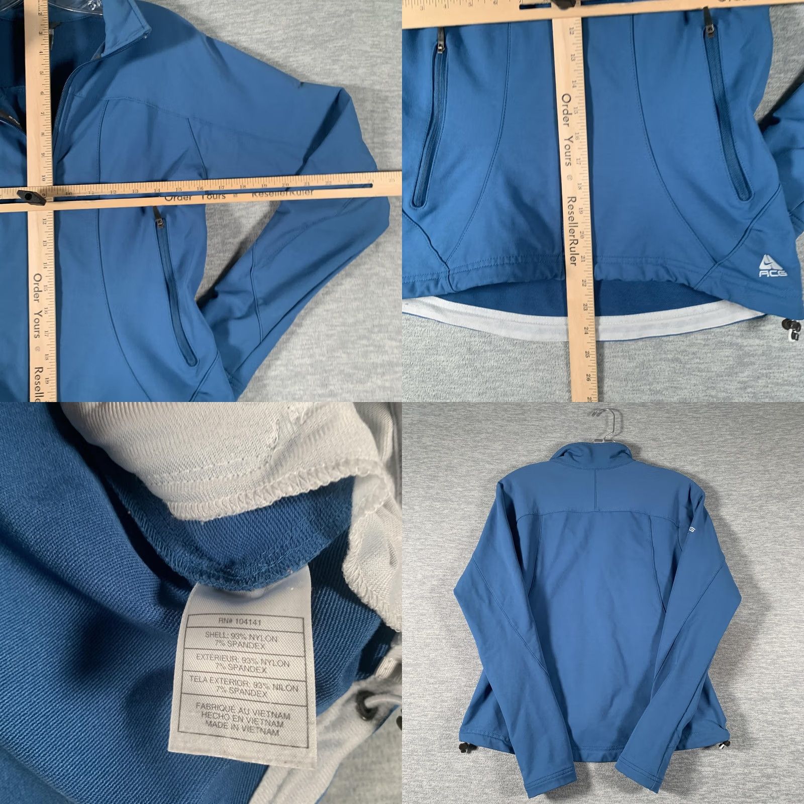 Nike Nike ACG Jacket Womens S Blue Softshell Full Zip Hiking Windbreaker Outdoor Size S / US 4 / IT 40 - 8 Thumbnail