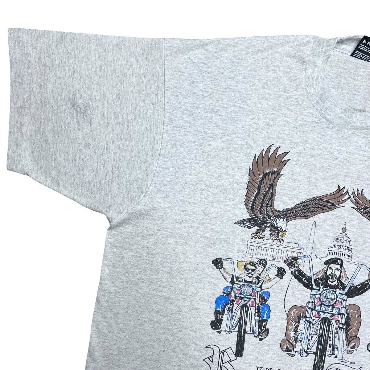 Vintage 1994 Rolling Thunder Freedom Ride POW MIA Memorial Day Tee Size US XL / EU 56 / 4 - 8 Thumbnail