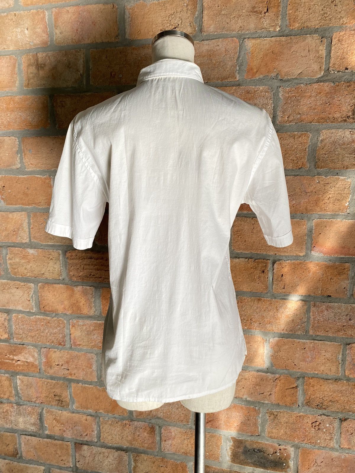 Zucca ZUCCA White Short-Sleeve Shirt Size US M / EU 48-50 / 2 - 16 Thumbnail