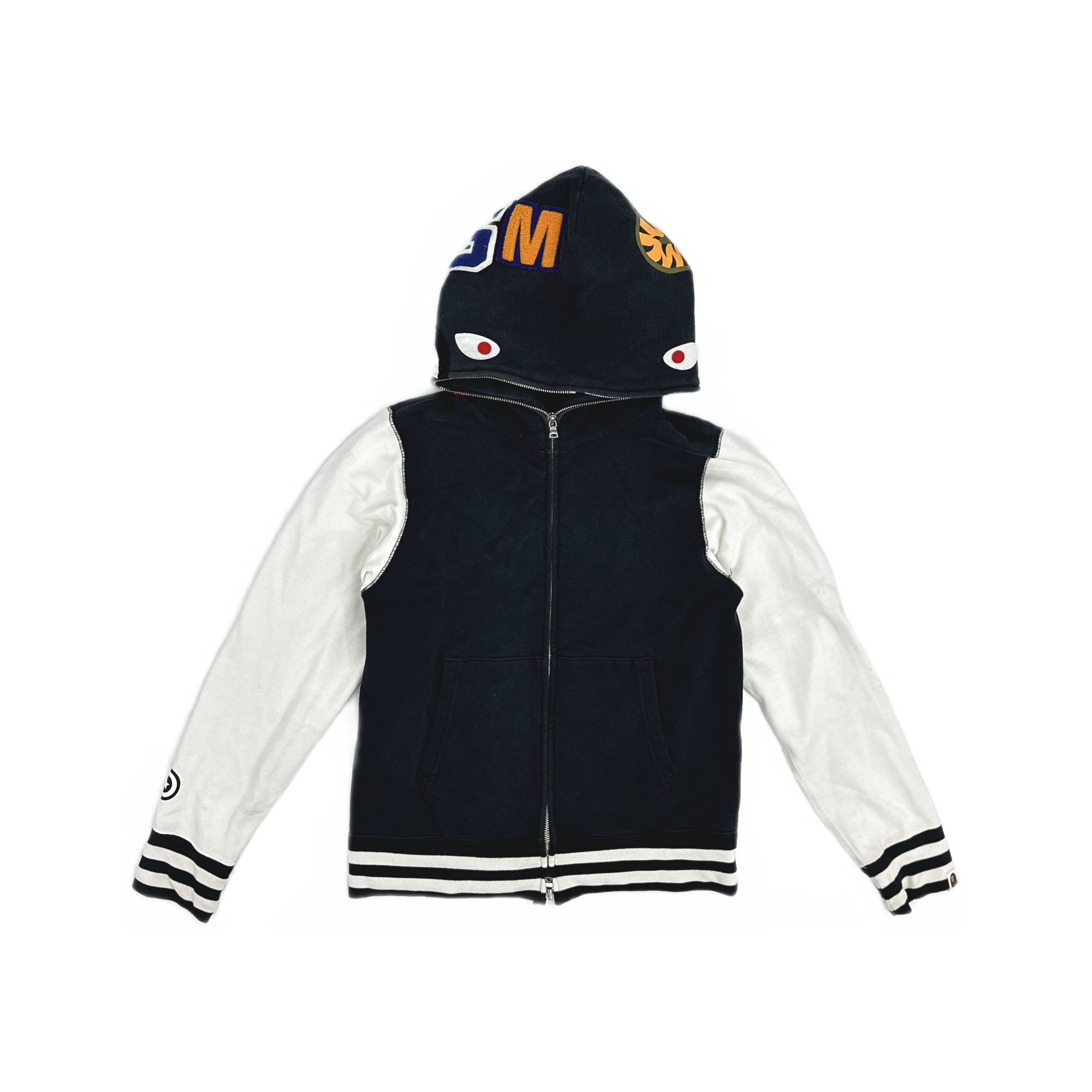 Bape A BATHING APE Shark Tiger Full Zip Hoodie Size S Size US S / EU 44-46 / 1 - 1 Thumbnail