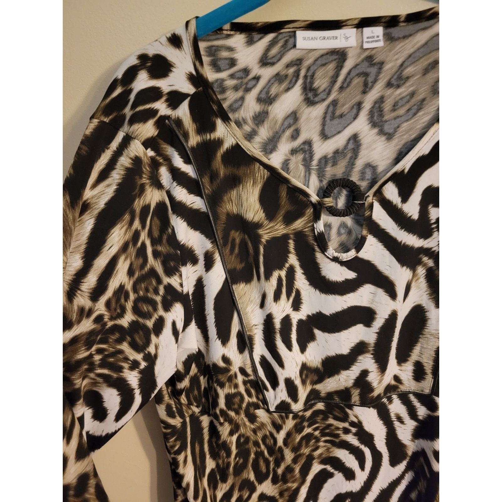 Other Susan Graver Animal Print top size L Size L / US 10 / IT 46 - 6 Thumbnail