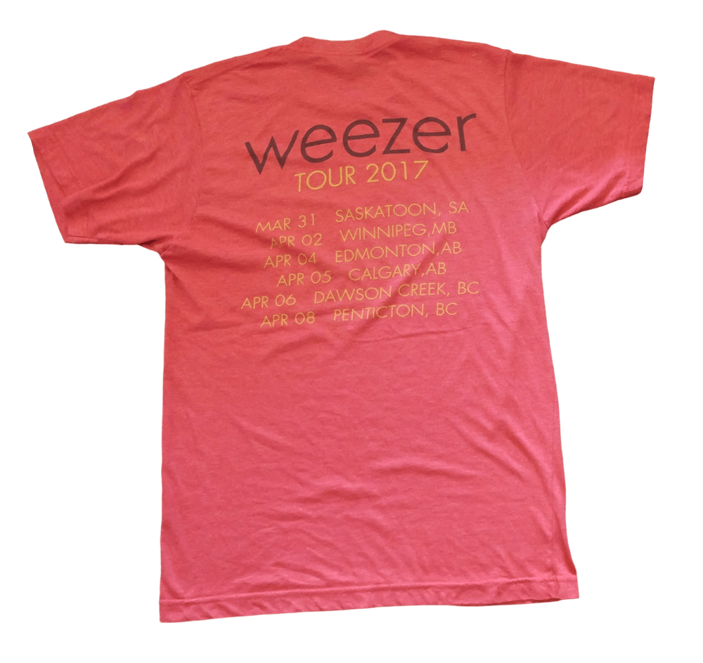 Band Tees Weezer Tour 2017s Size US M / EU 48-50 / 2 - 5 Thumbnail
