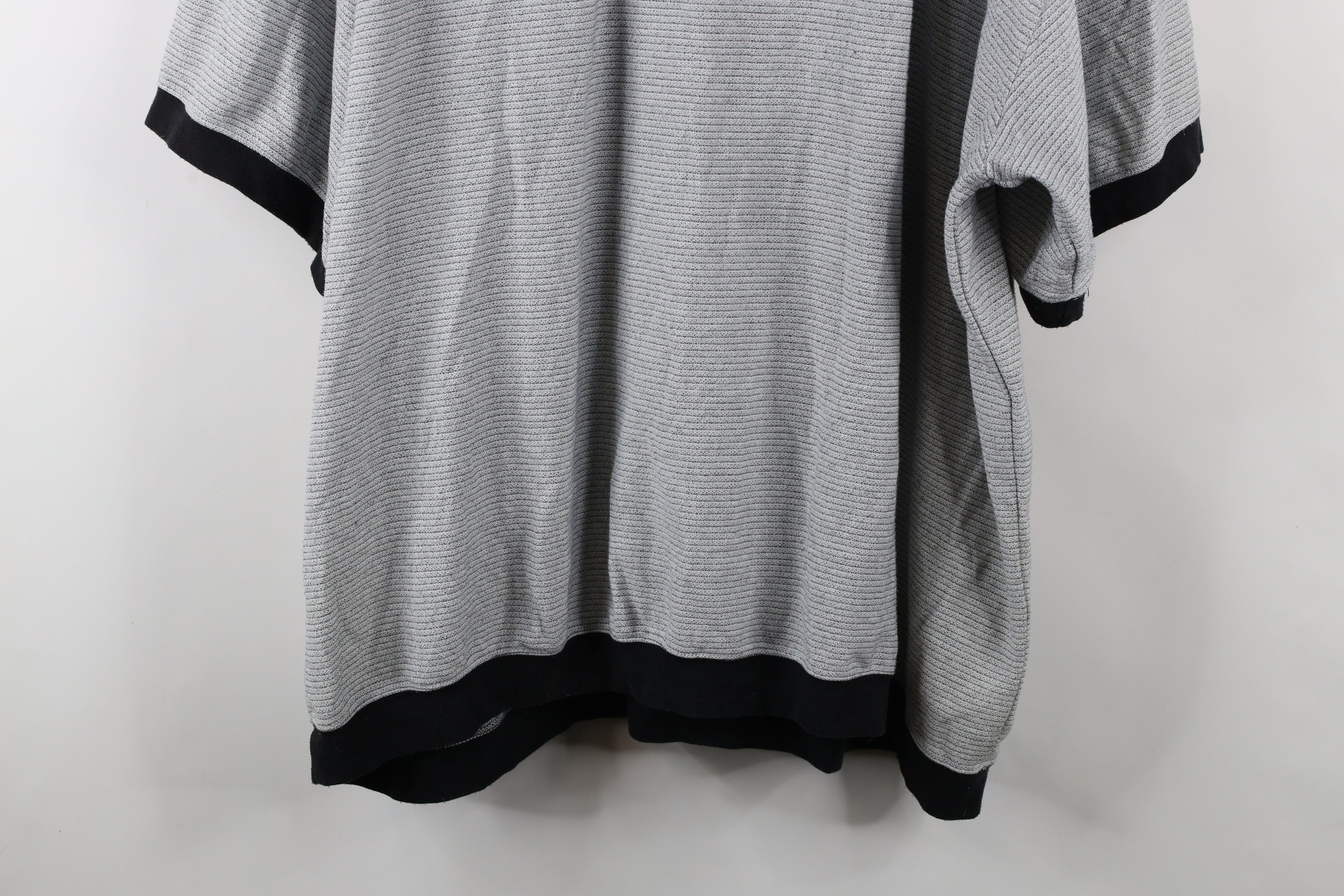 Vintage Vintage 90s Streetwear Striped Collared Pullover Polo Shirt Size US XXL / EU 58 / 5 - 10 Thumbnail