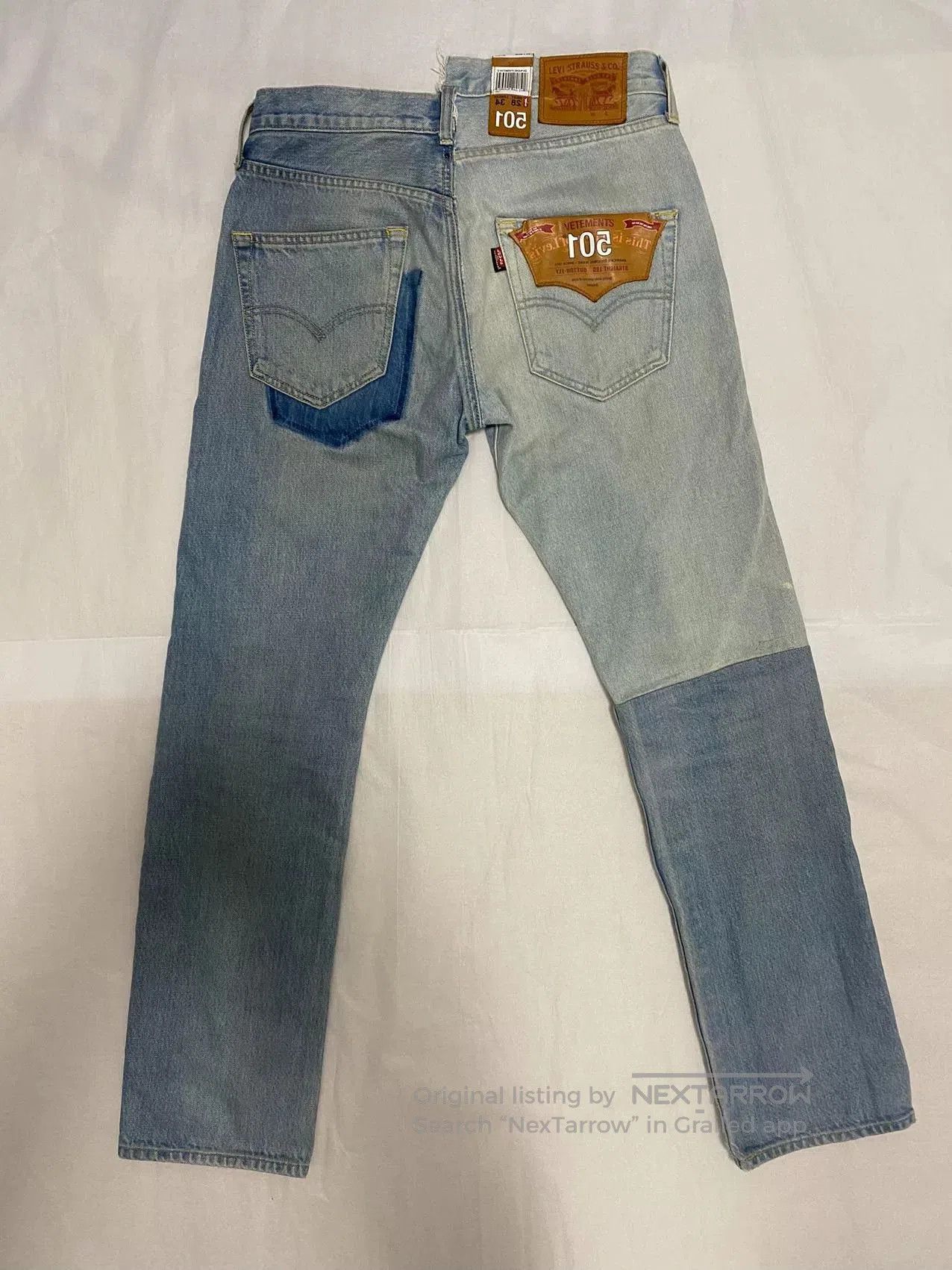 Vetements Vetements Levis Distressed Denim Jeans. Size US 29 - 2 Thumbnail