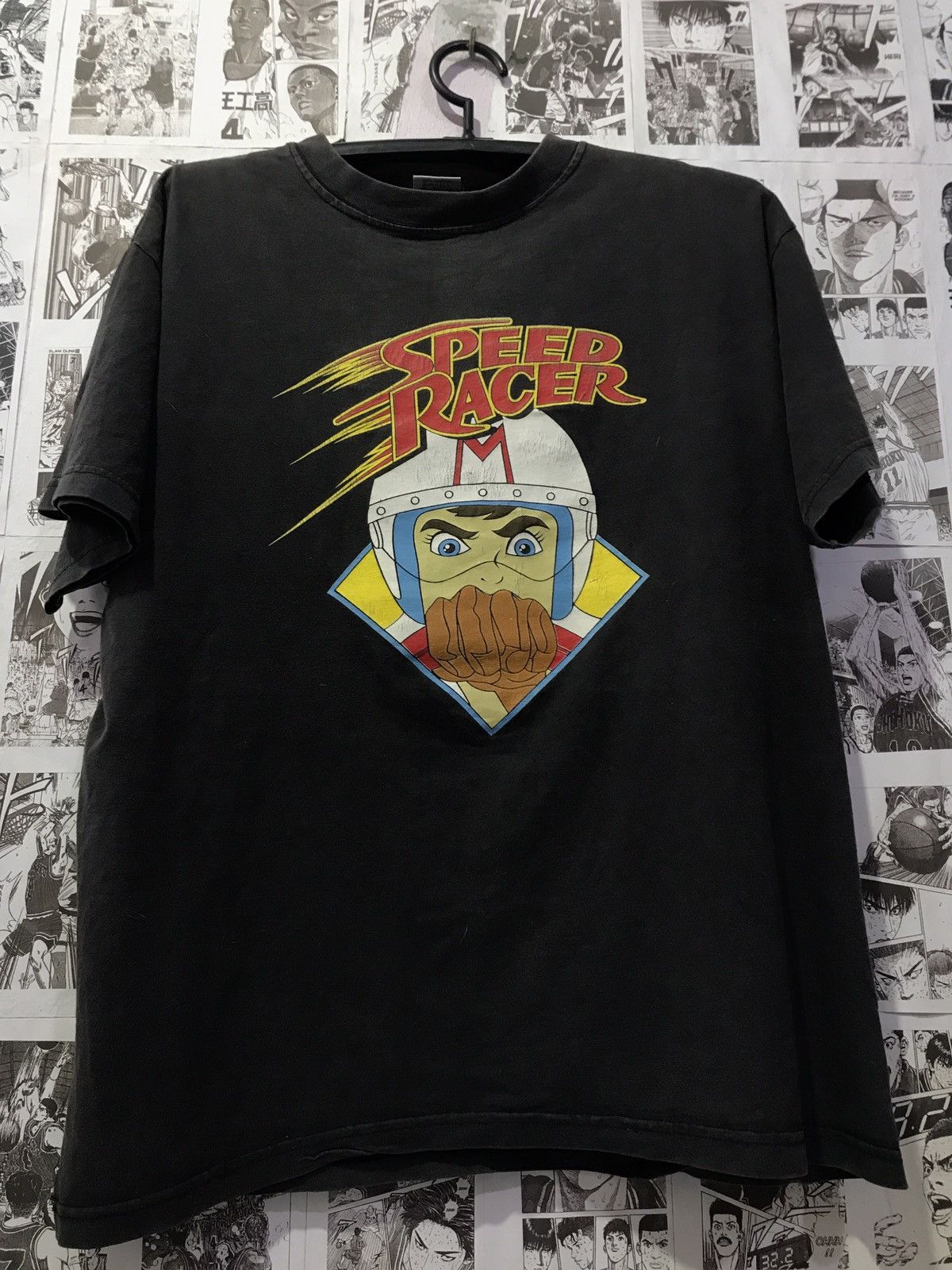 Band Tees × Vintage Vintage 90s Speed Racer Cartoon Graphics T-shirt Size XL Size US XL / EU 56 / 4 - 1 Thumbnail