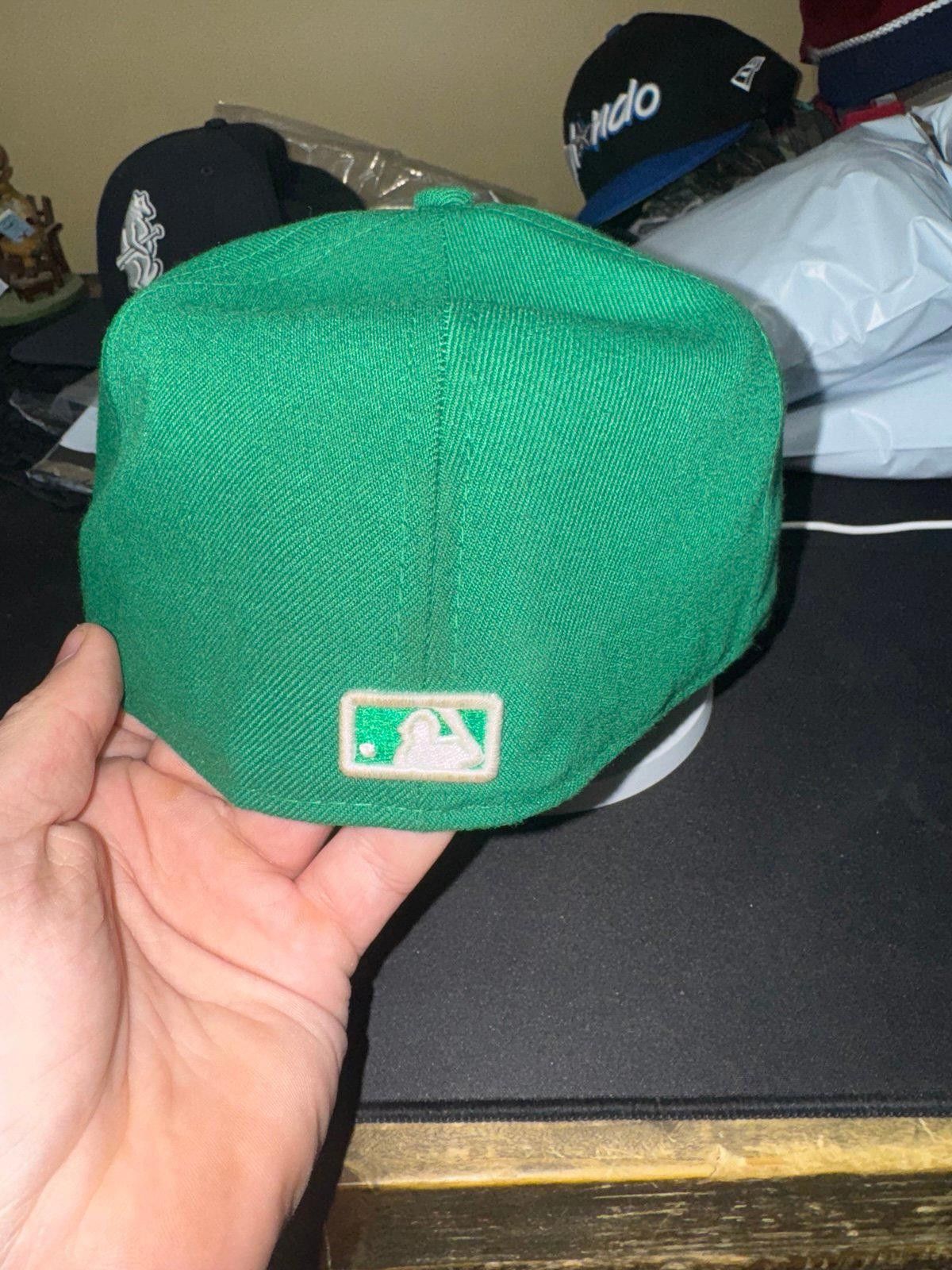 New Era New York Yankees New Era 59FIFTY Fitted Hat - Green 7 3/8 Size ONE SIZE - 5 Thumbnail
