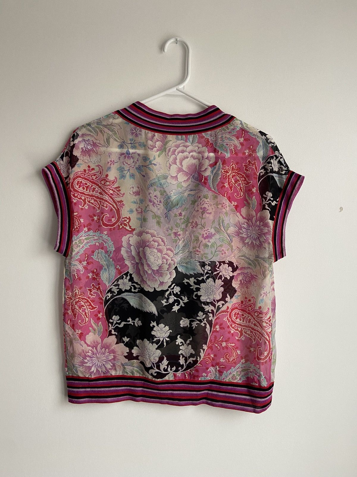 Emanuel Ungaro Emanuel Ungaro Silk Paisley Top Size S / US 4 / IT 40 - 7 Thumbnail