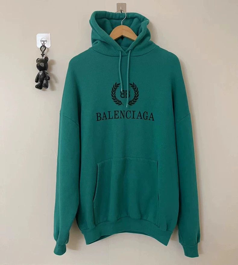 Balenciaga Lake Blue Wheatear Hoodie