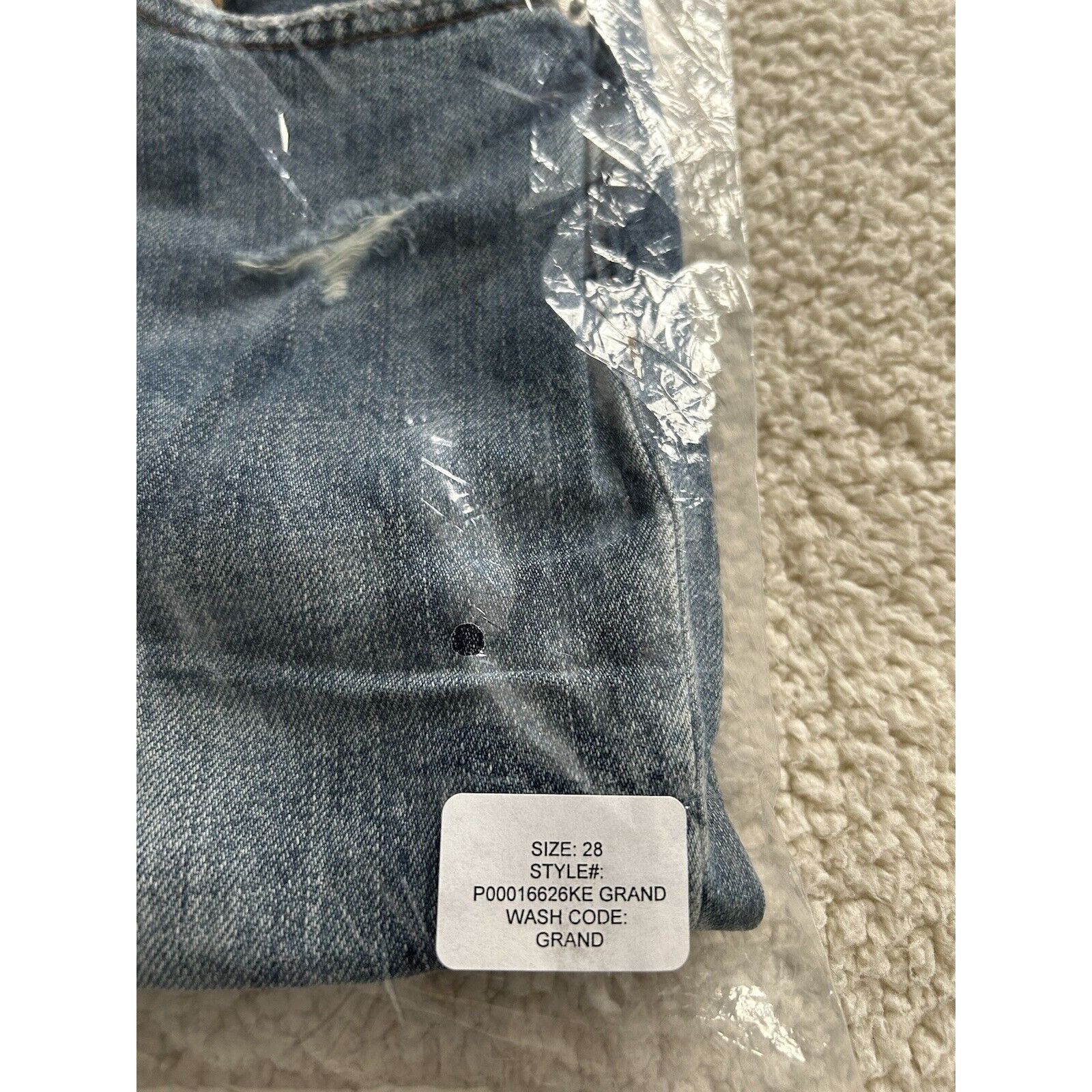 Pistola Presley High Rise Relaxed Roller Jean Crop Length in