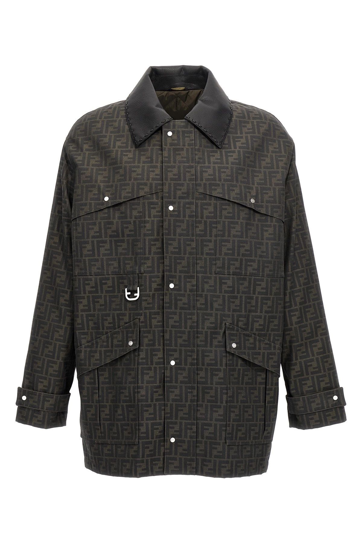 Fendi o1s1wg111225 Blouson in Brown Size US S / EU 44-46 / 1 - 1 Thumbnail