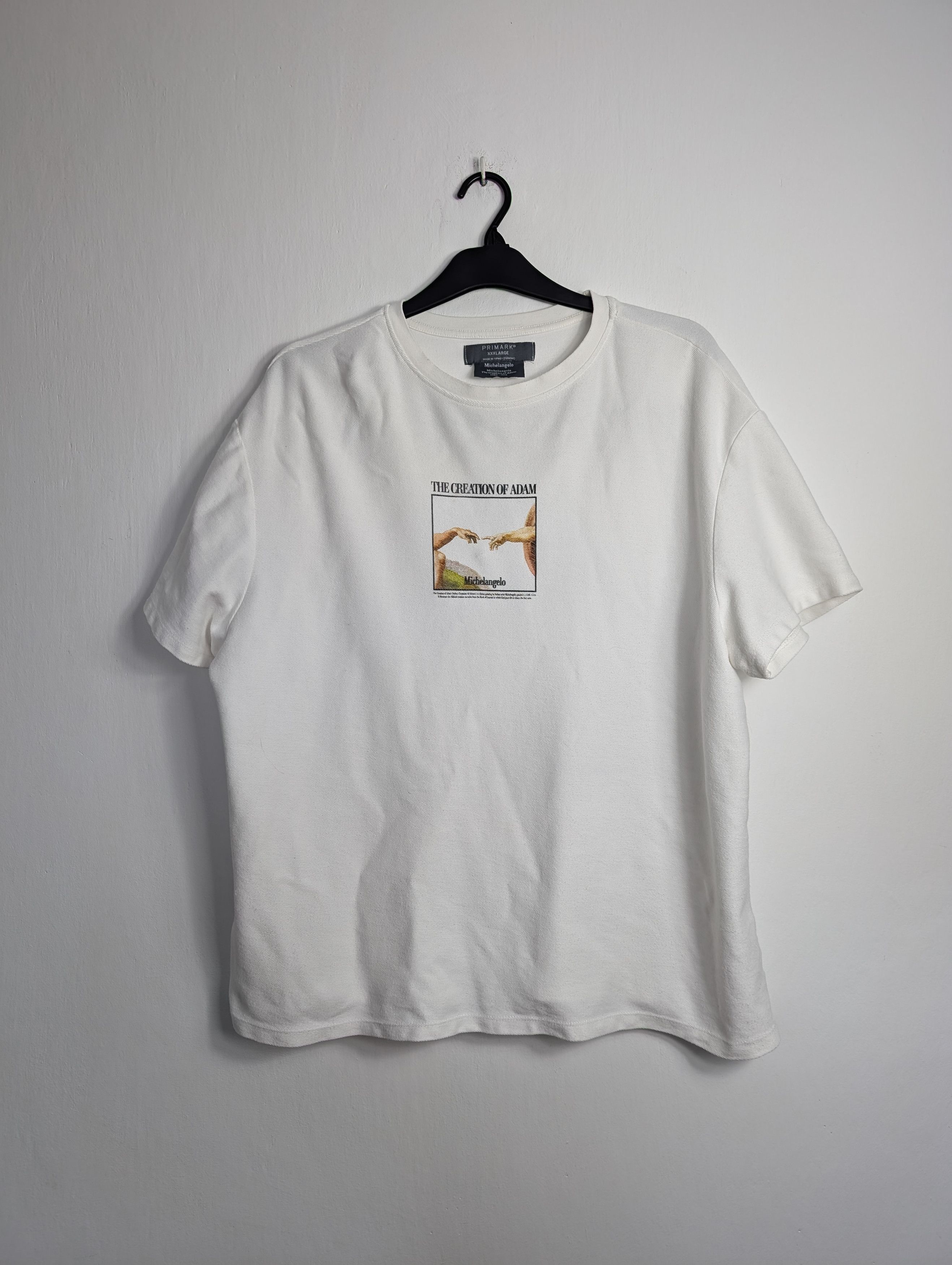 Other 3XL Michelangelo Creation of Adam Art Graphic T-Shirt Size US XXL / EU 58 / 5 - 3 Thumbnail