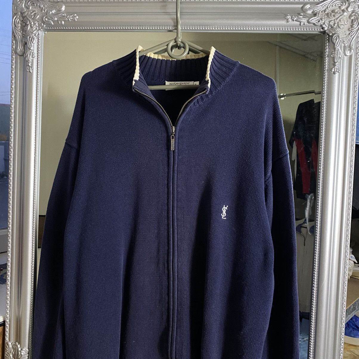 Yves Saint Laurent Yves Saint Laurent YSL logo zip up Size US XL / EU 56 / 4 - 2 Thumbnail