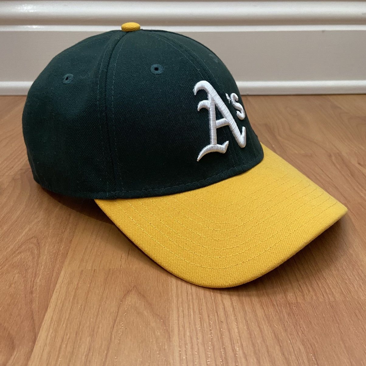 MLB × New Era New Era MLB Oakland Athletics A’s Logo Adjustable Hat Size ONE SIZE - 3 Thumbnail