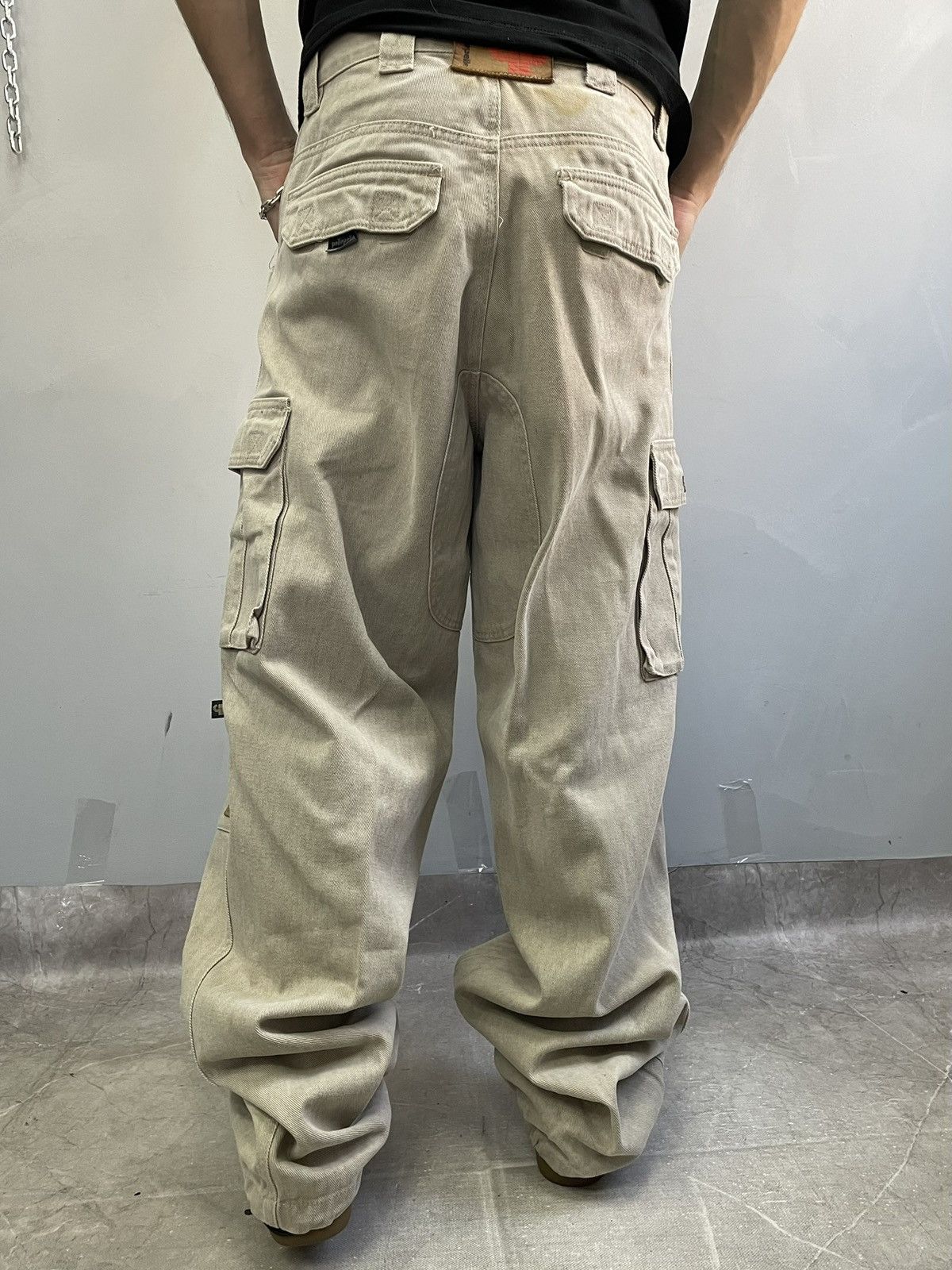 Pelle Pelle Pelle Pelle Denim Cargo Pants Y2K Workwear rare vintage Size US 32 / EU 48 - 14 Thumbnail