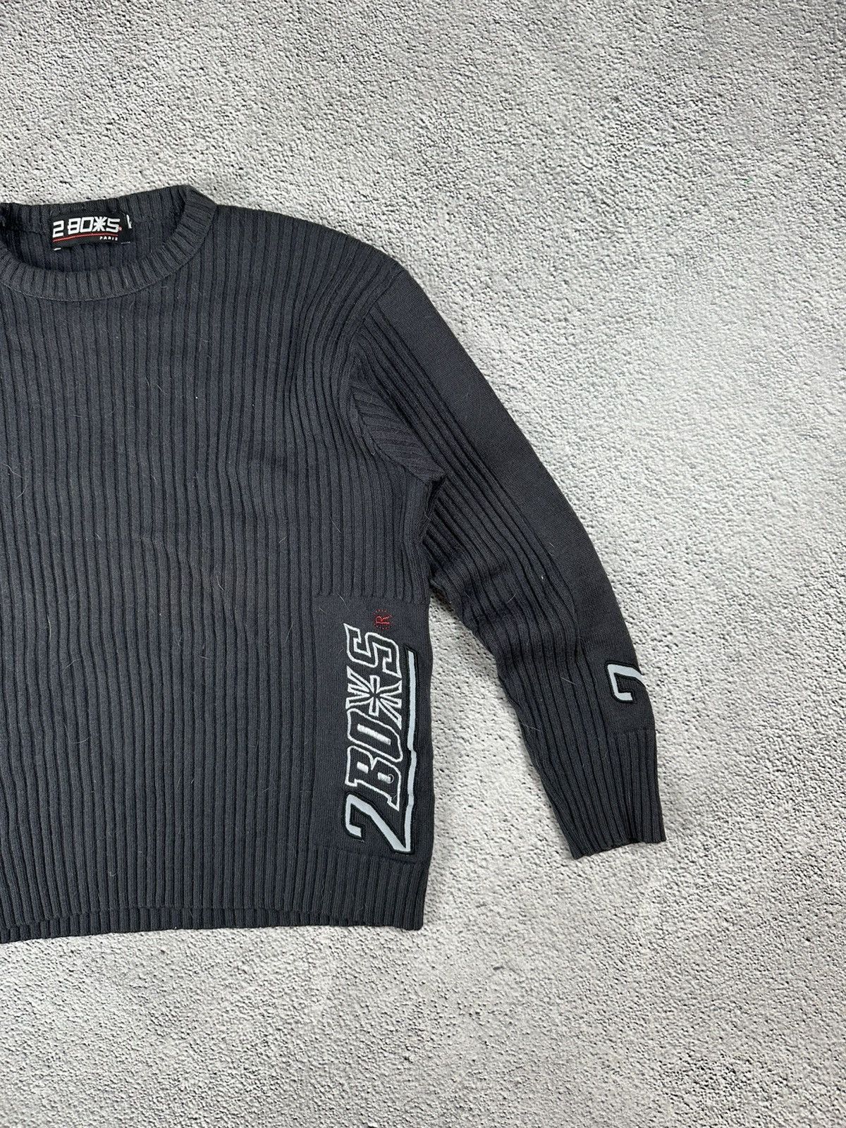 Japanese Brand Crazy Diesel Style Wool Knitwear Y2K Japan Faded SK 8 Style Size US M / EU 48-50 / 2 - 4 Thumbnail