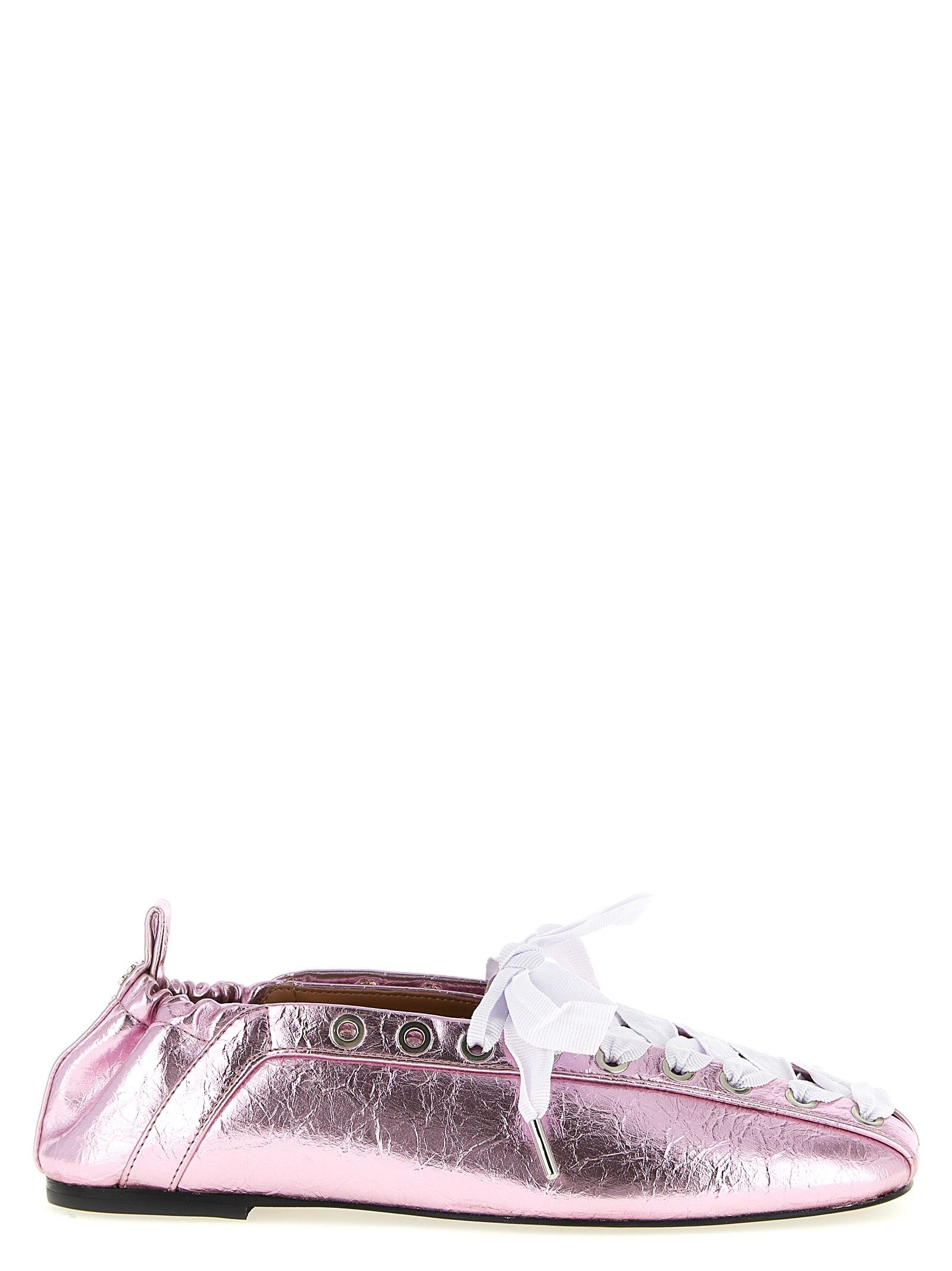 'Lace-Up' Ballet Flats