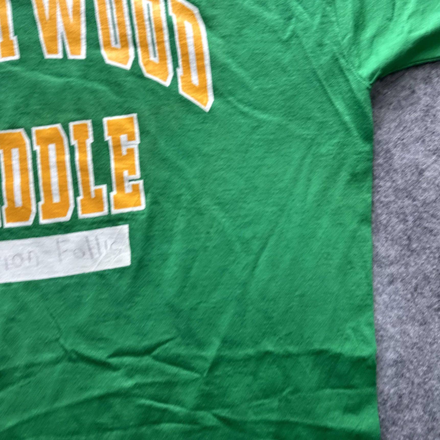 Fruit Of The Loom VINTAGE Brentwood Middle Shirt Mens Large Green Fruit Of The Loom 50/50 90s Size US L / EU 52-54 / 3 - 6 Thumbnail